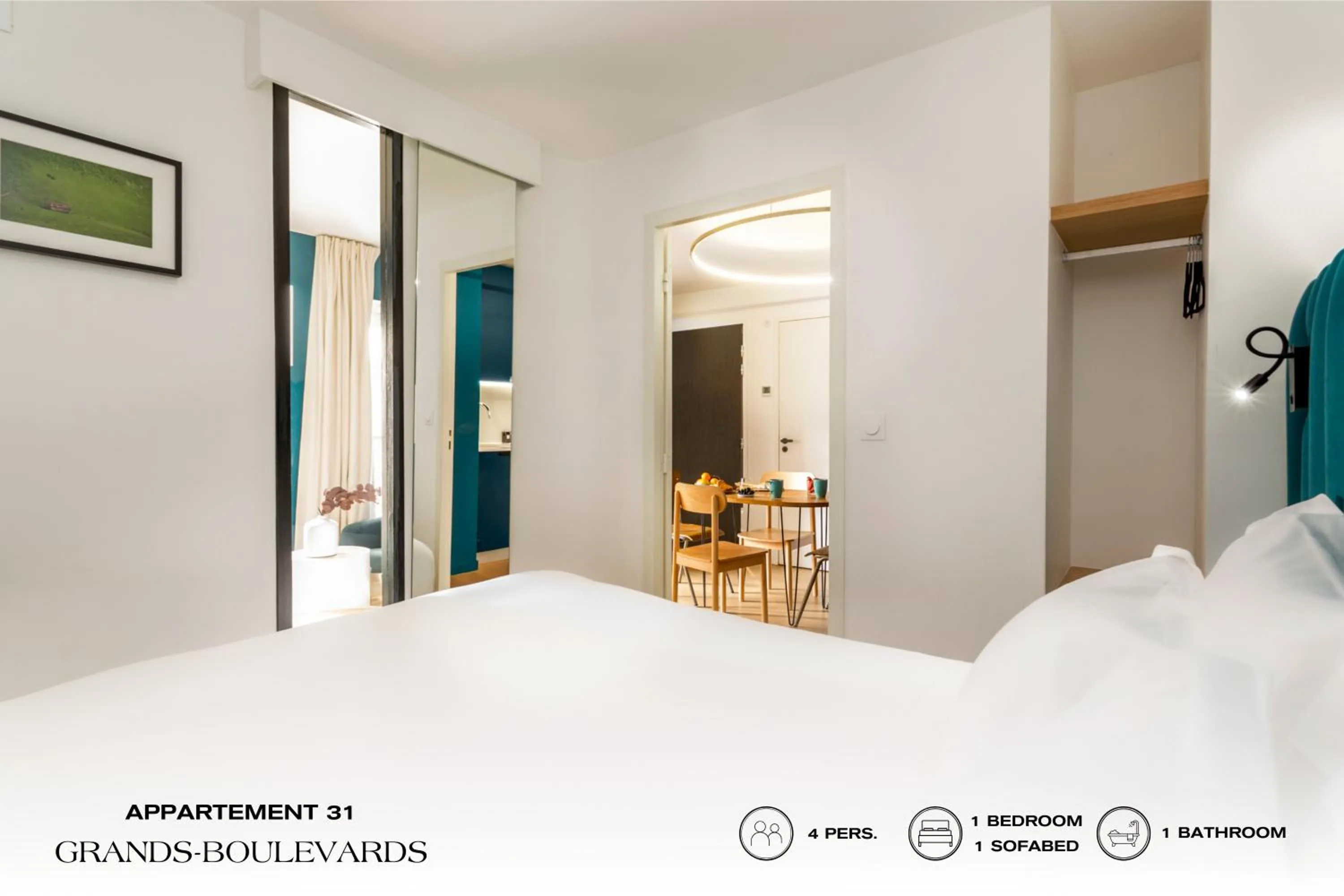 Bed in Beauquartier - Grands Boulevards