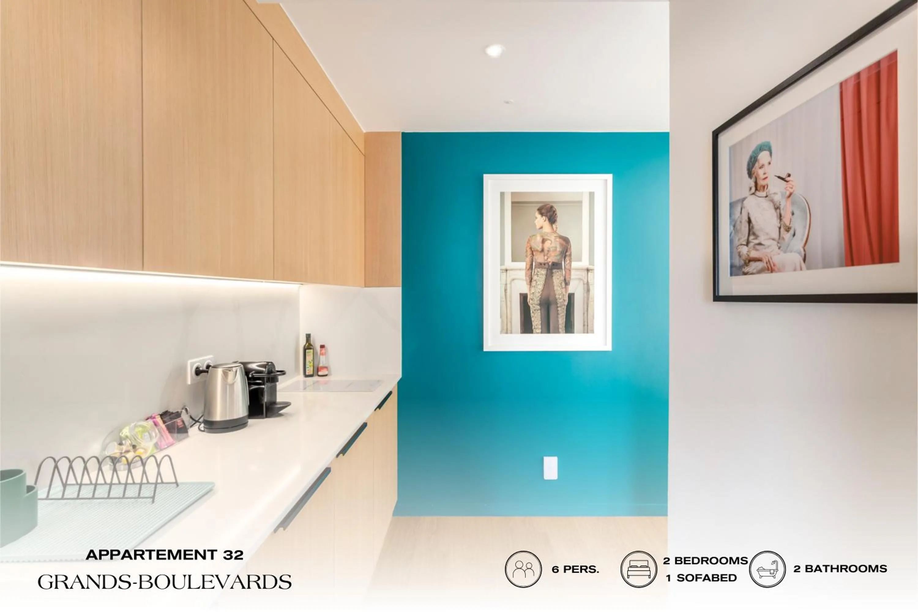 Kitchen or kitchenette in Beauquartier - Grands Boulevards