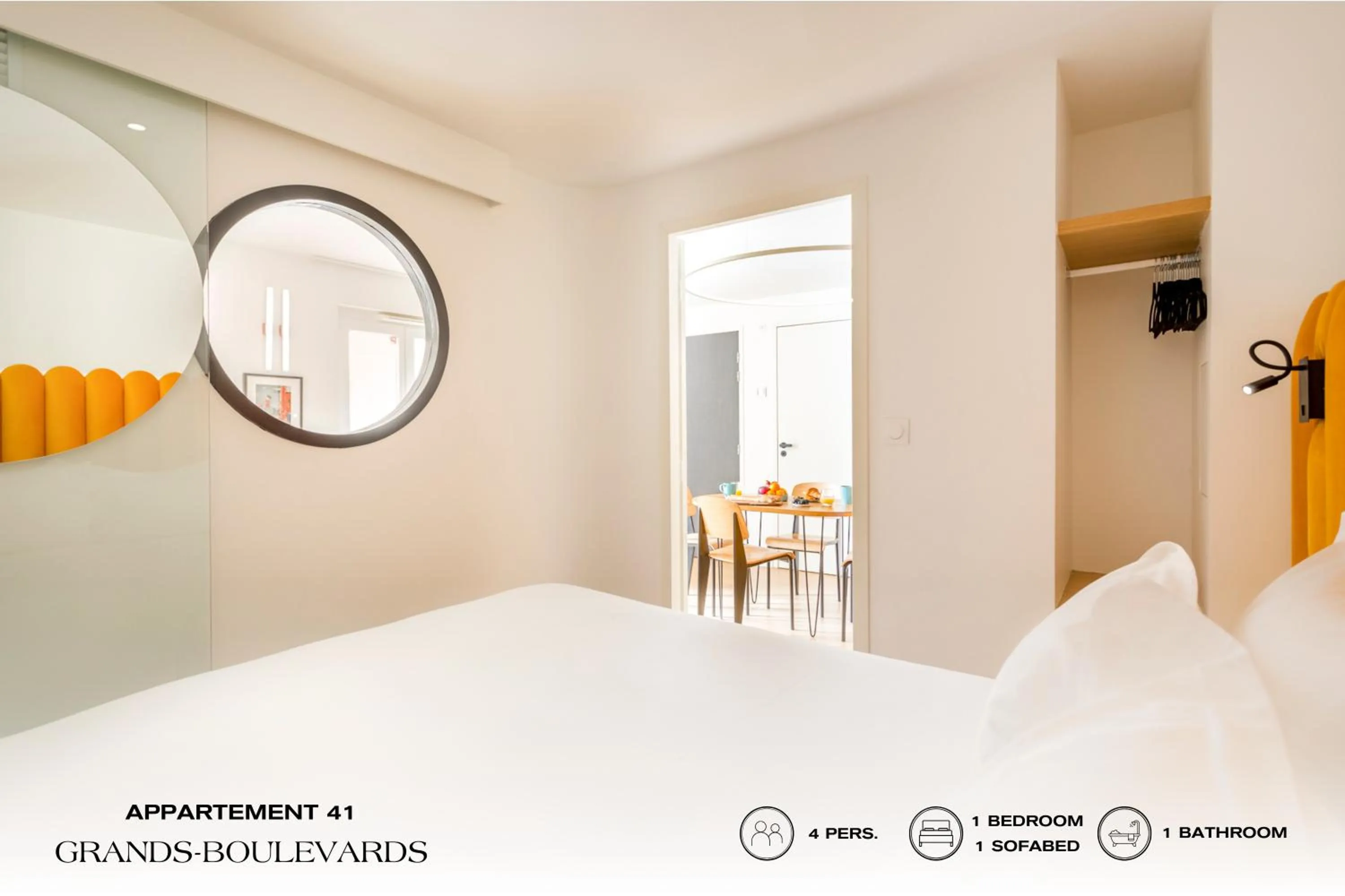 Photo of the whole room, Bed in Beauquartier - Grands Boulevards