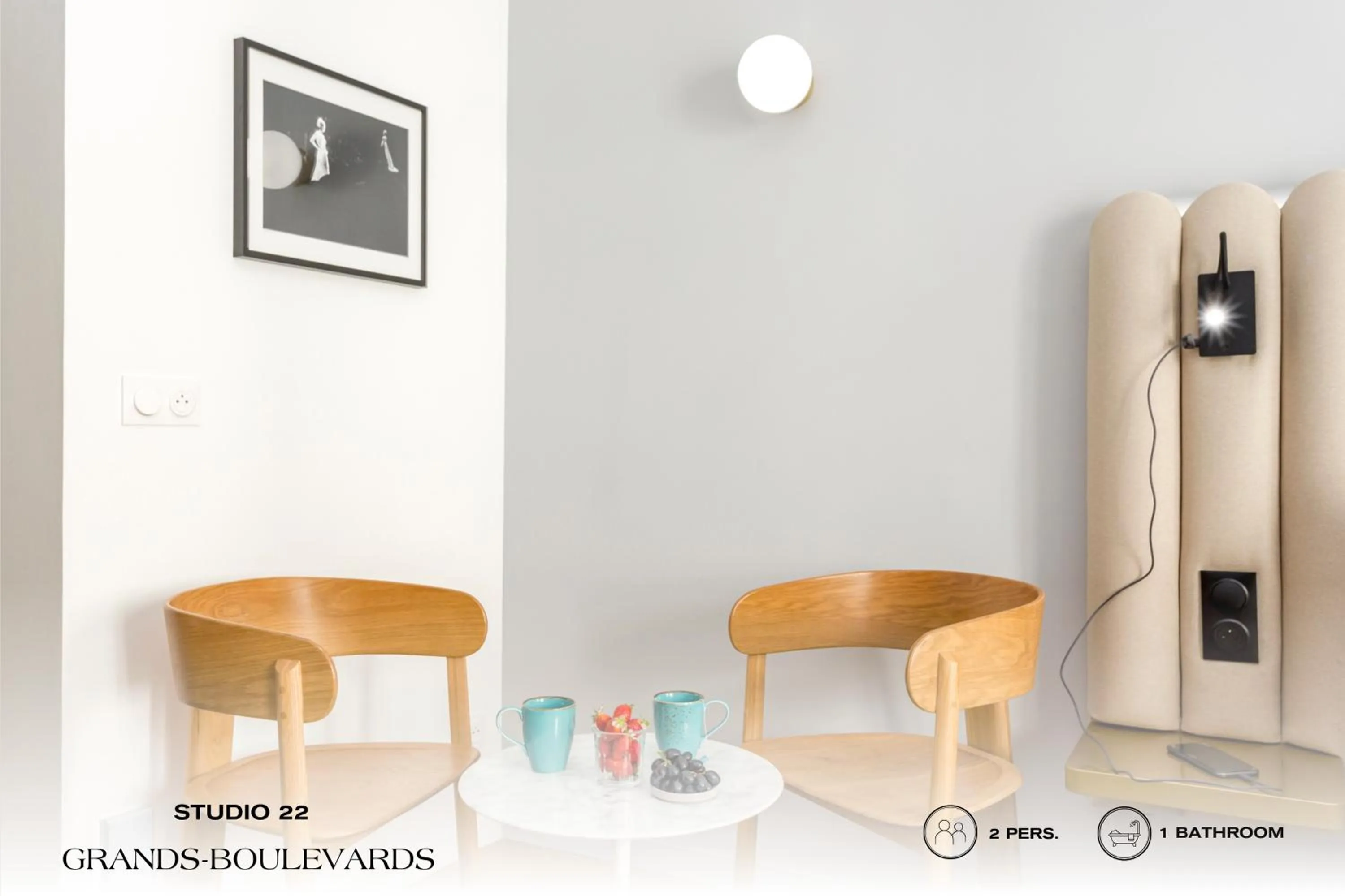 Seating area in Beauquartier - Grands Boulevards