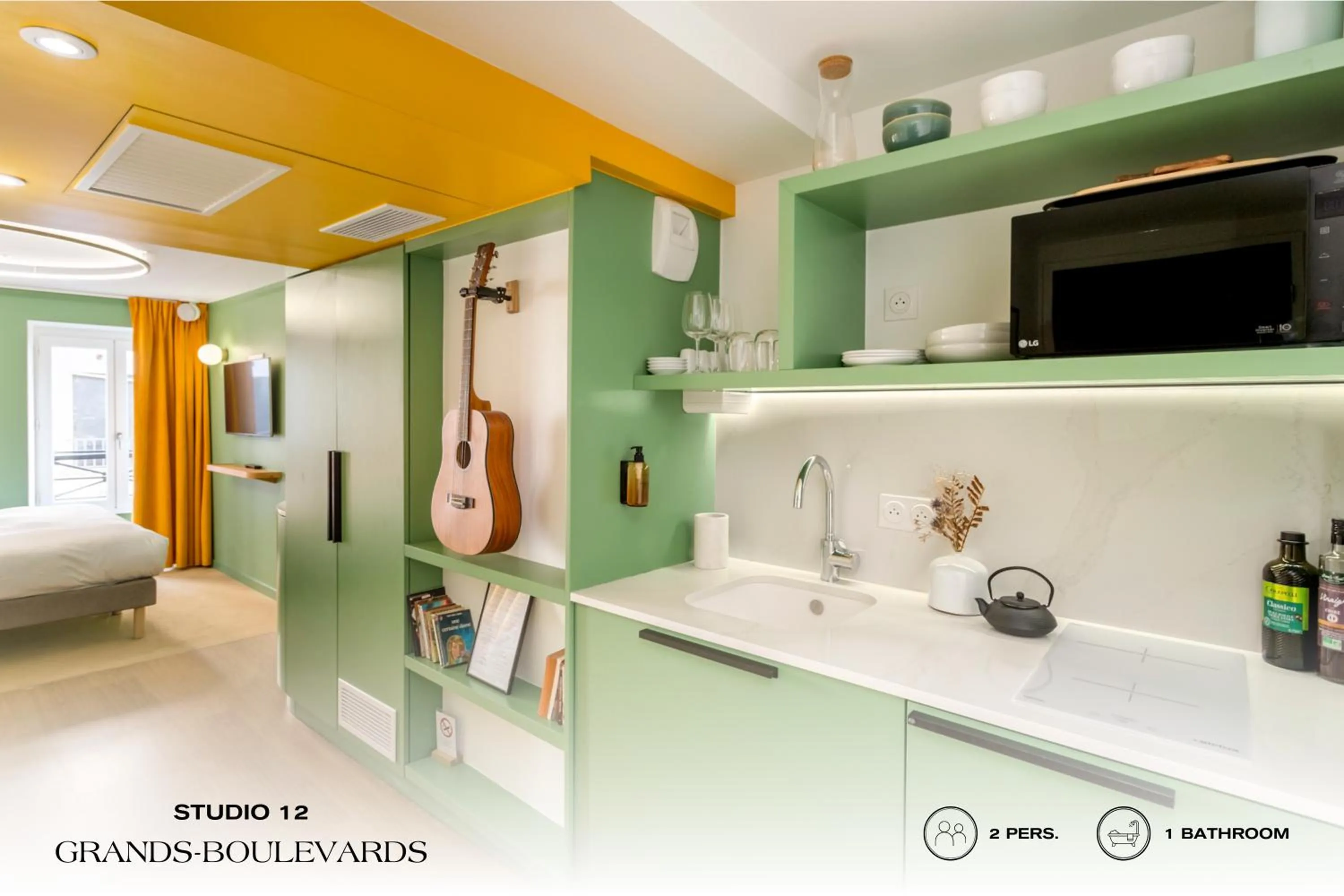 Bed in Beauquartier - Grands Boulevards