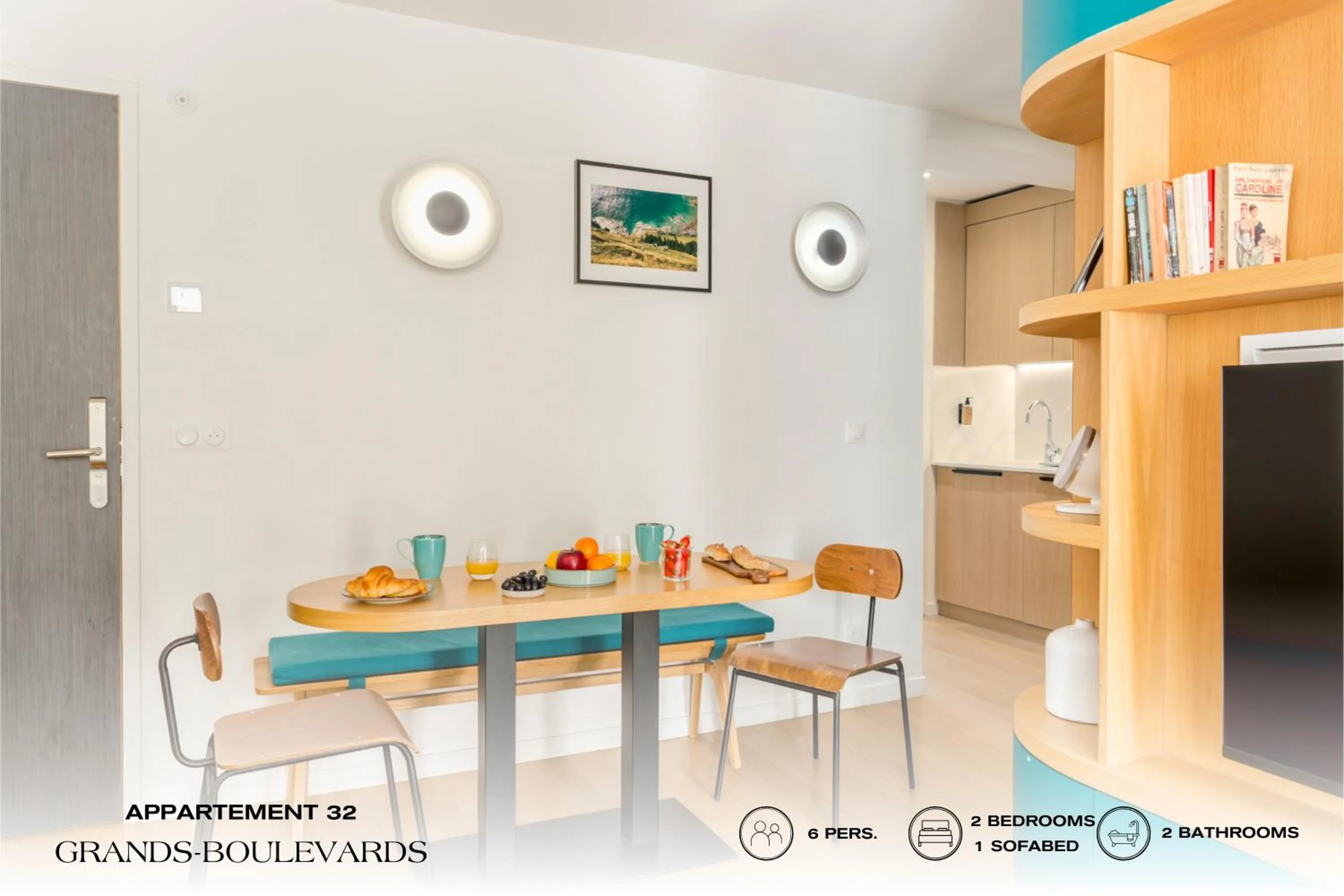 Dining area in Beauquartier - Grands Boulevards