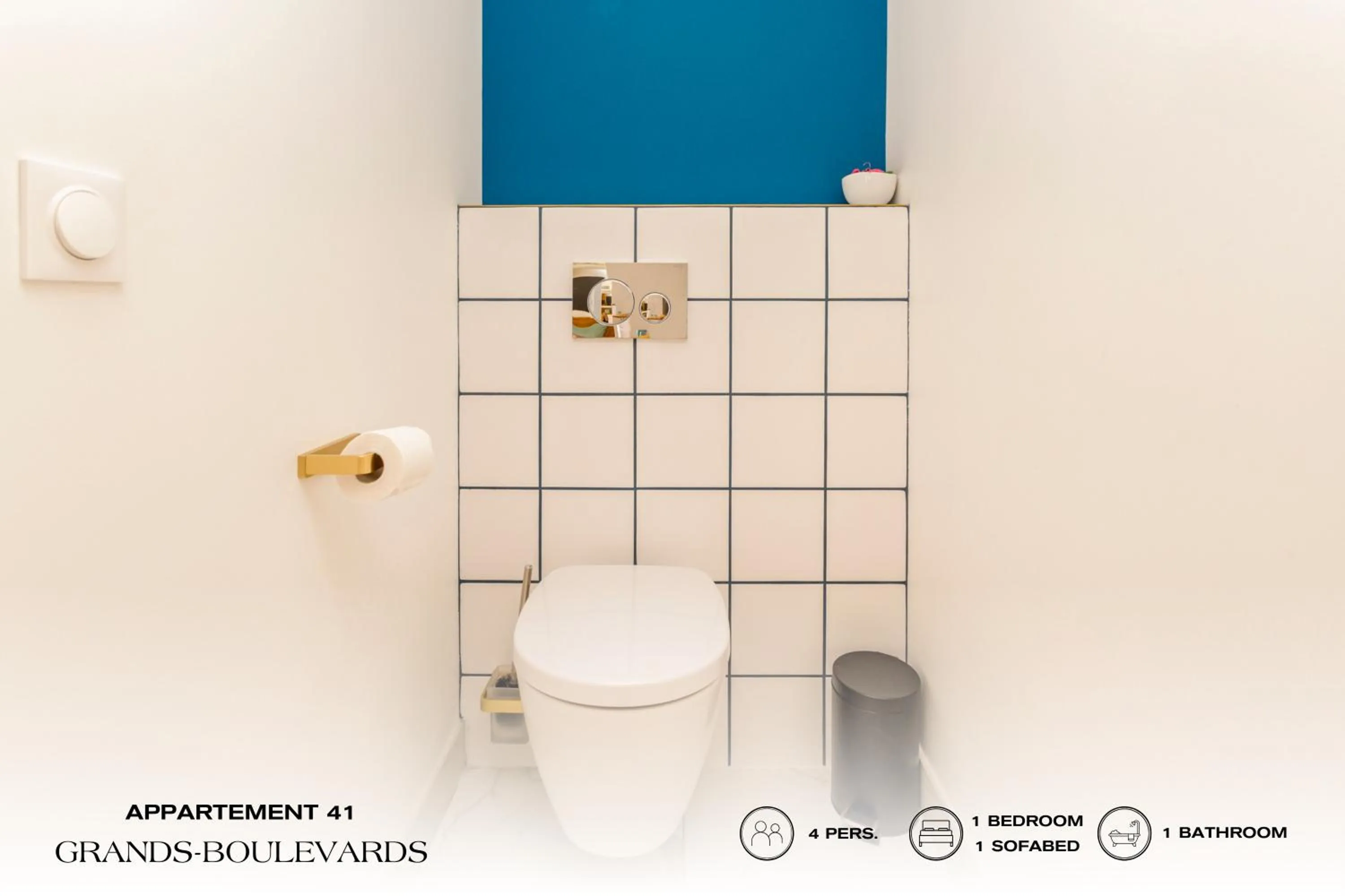 Toilet in Beauquartier - Grands Boulevards