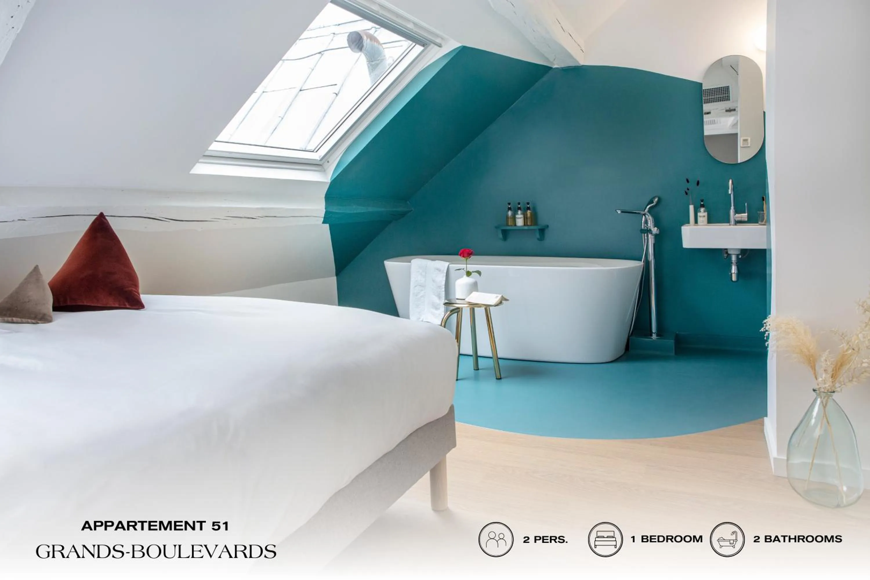 Bed in Beauquartier - Grands Boulevards