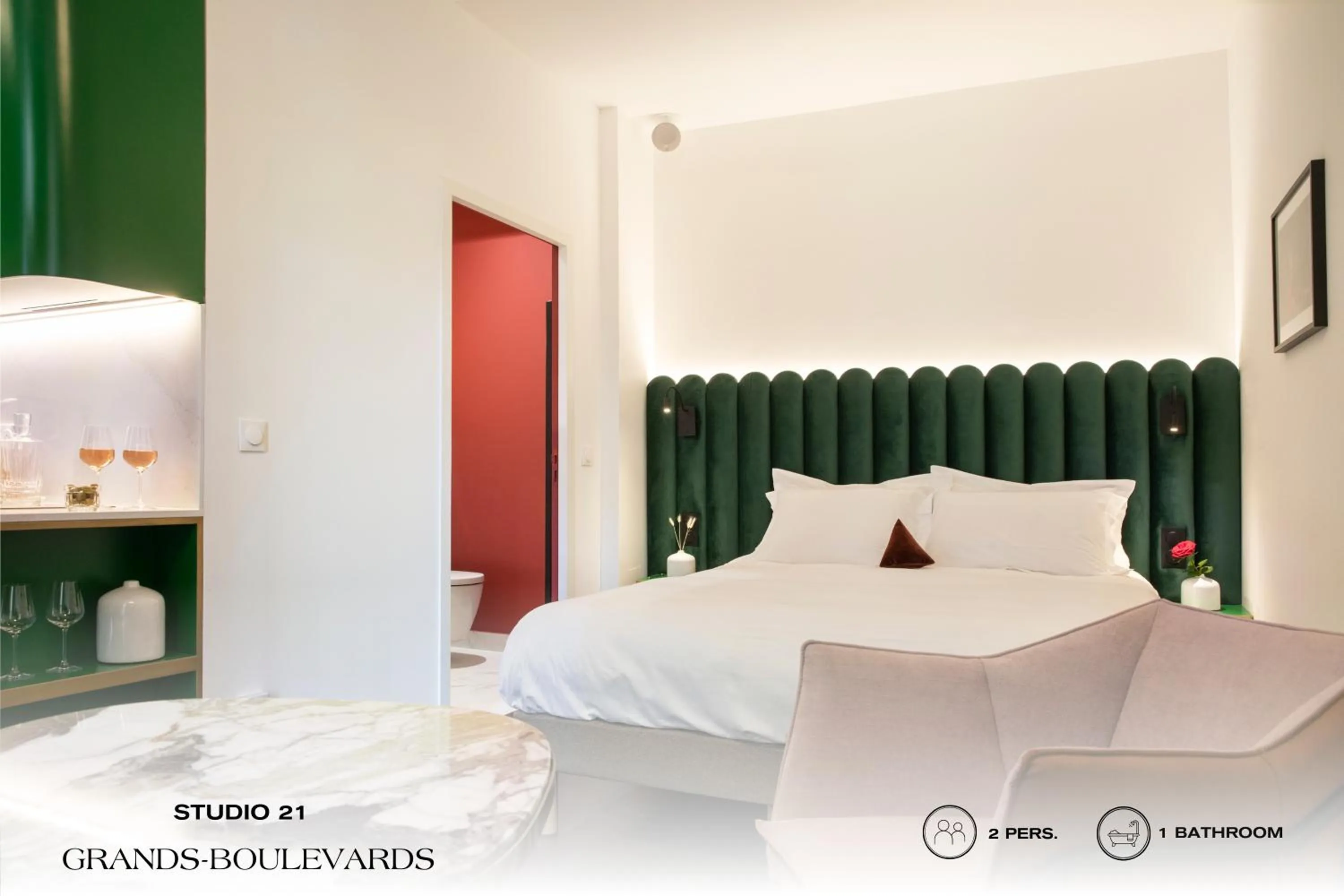 Bed in Beauquartier - Grands Boulevards