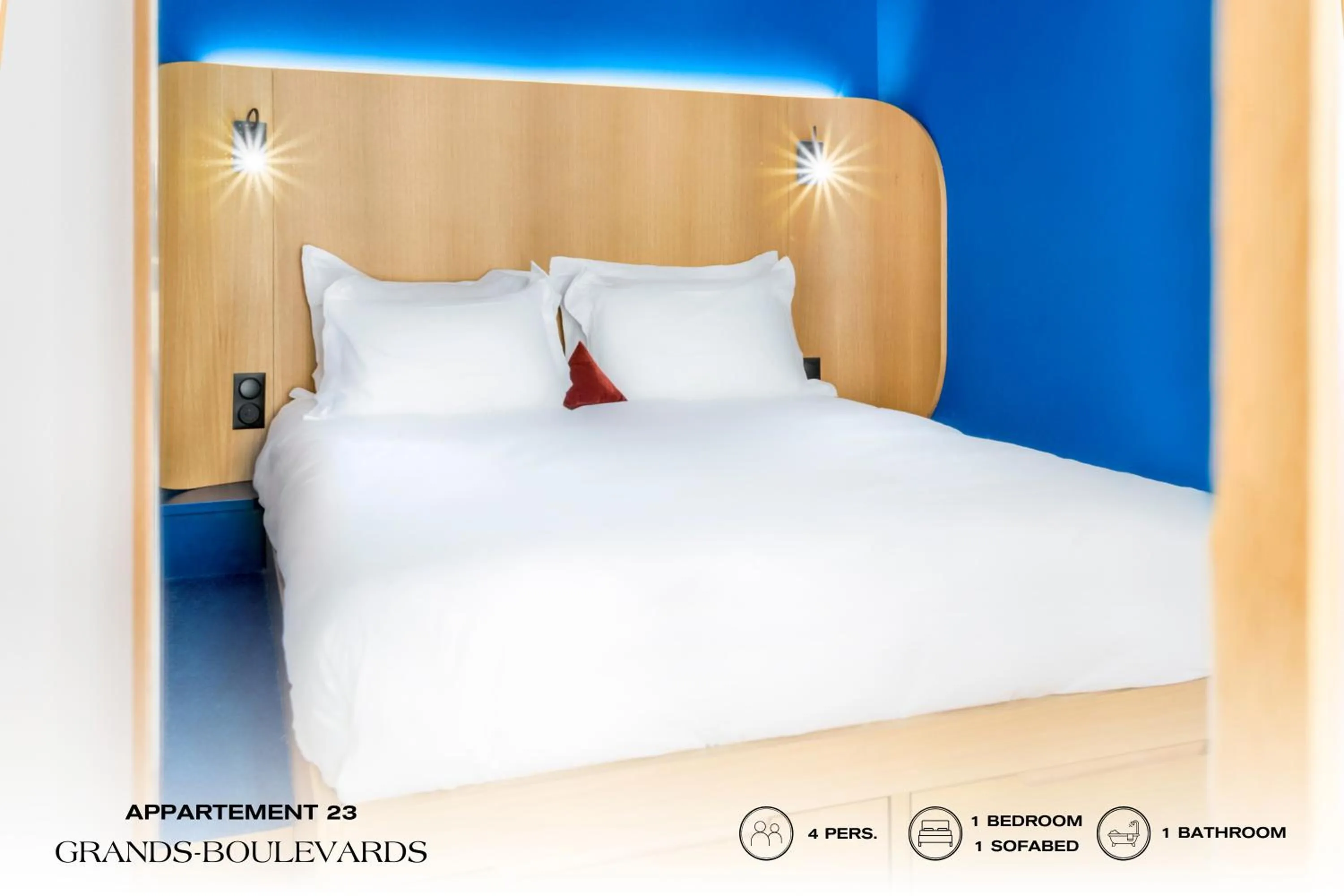 Bed in Beauquartier - Grands Boulevards