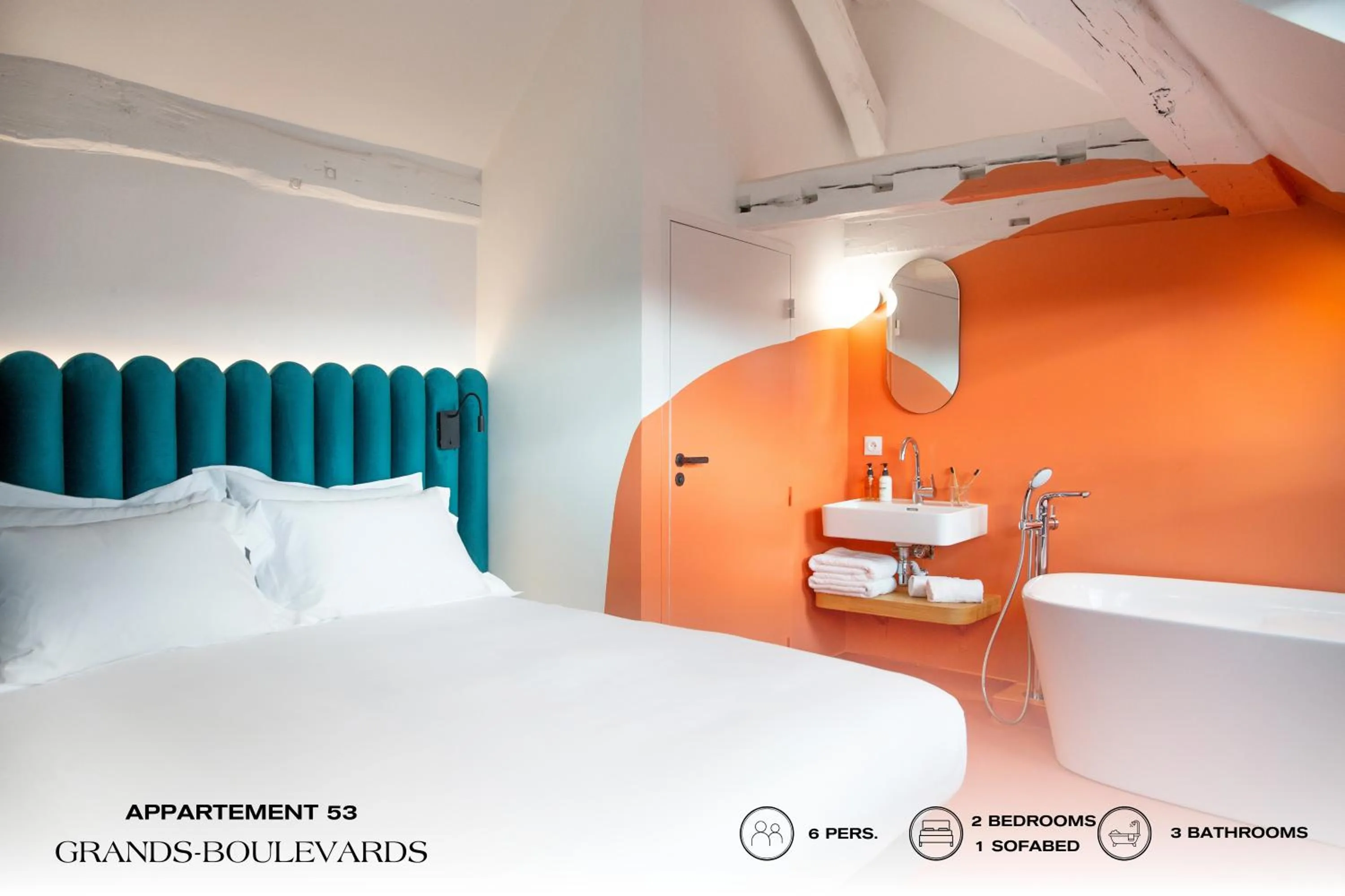 Bed in Beauquartier - Grands Boulevards