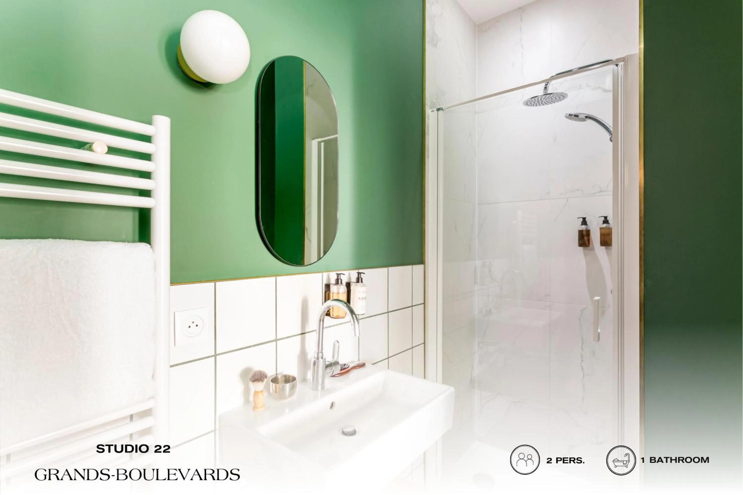 Shower in Beauquartier - Grands Boulevards