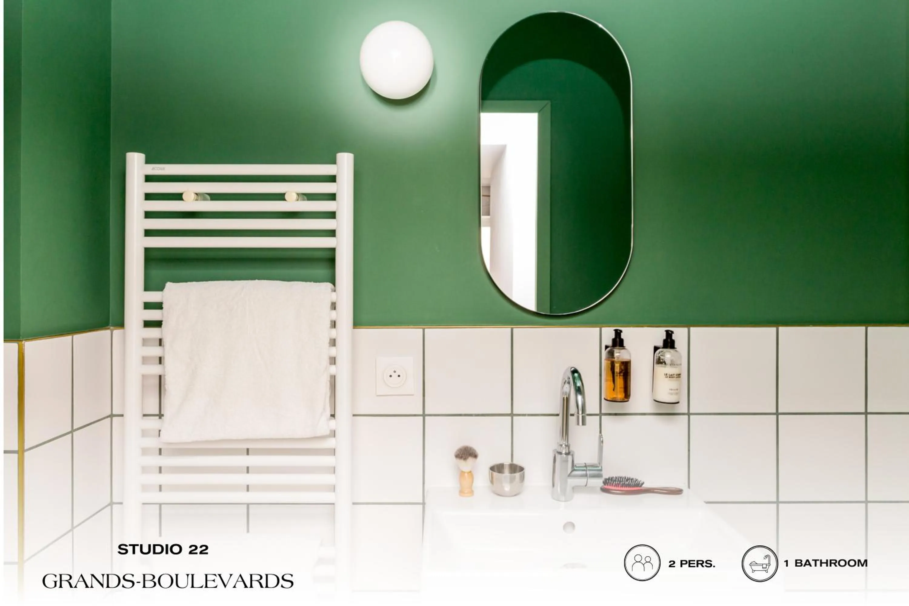 Bathroom in Beauquartier - Grands Boulevards