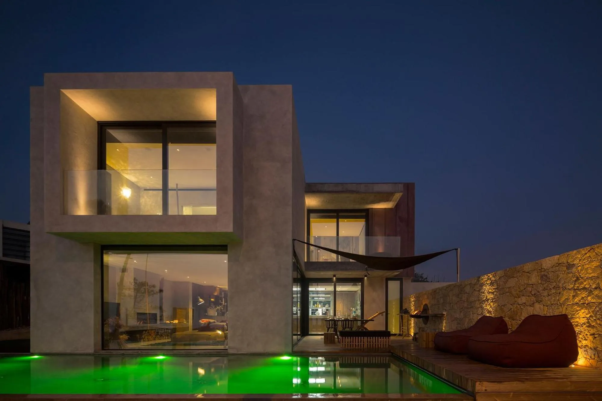 Night in Areias do Seixo Villas