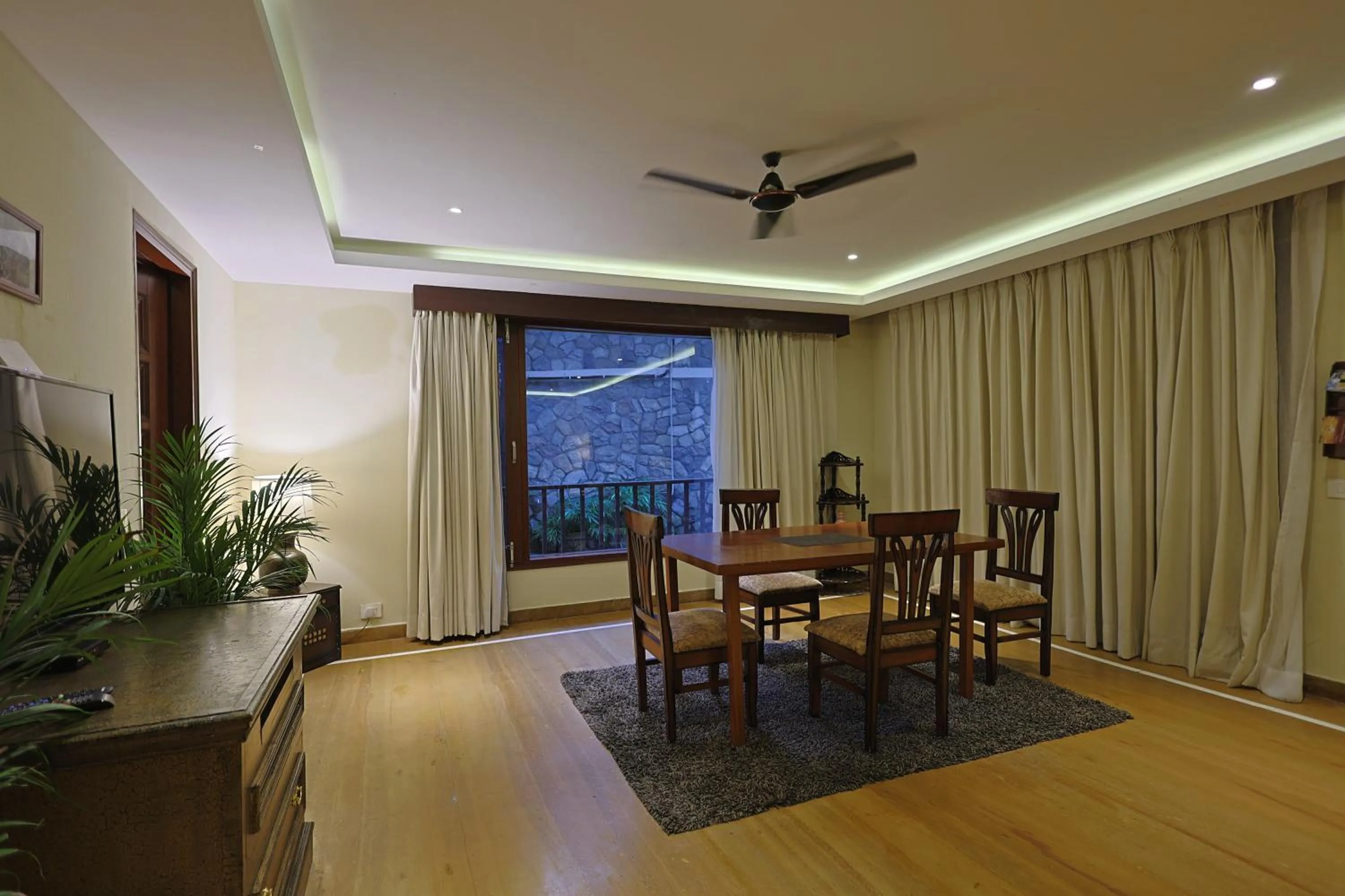 Dining area in Punarnava Resort & Spa