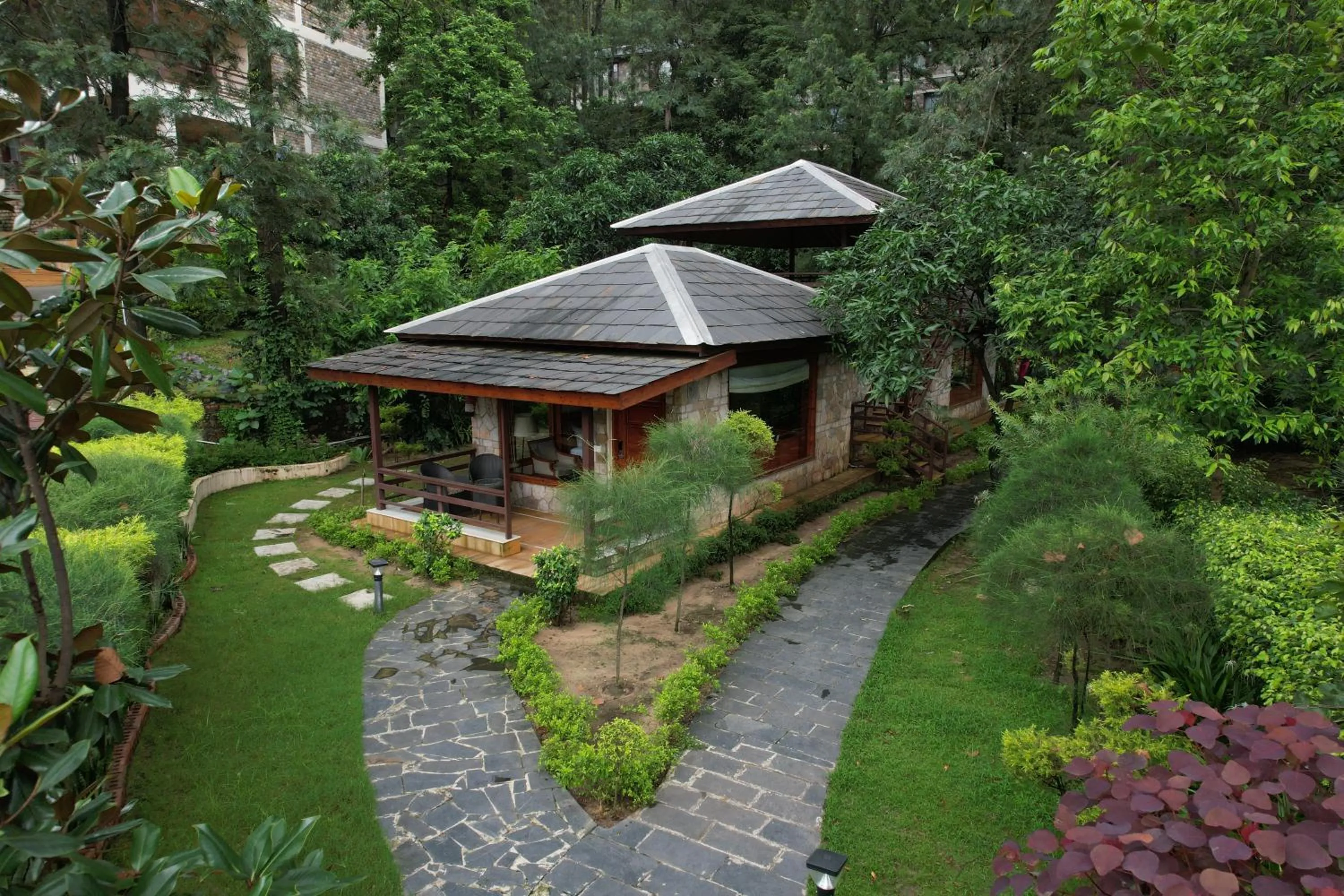 King Room with Garden View in Punarnava Resort & Spa