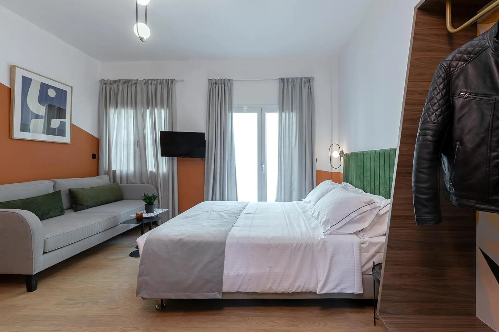 Bed in Acro Urban Suites