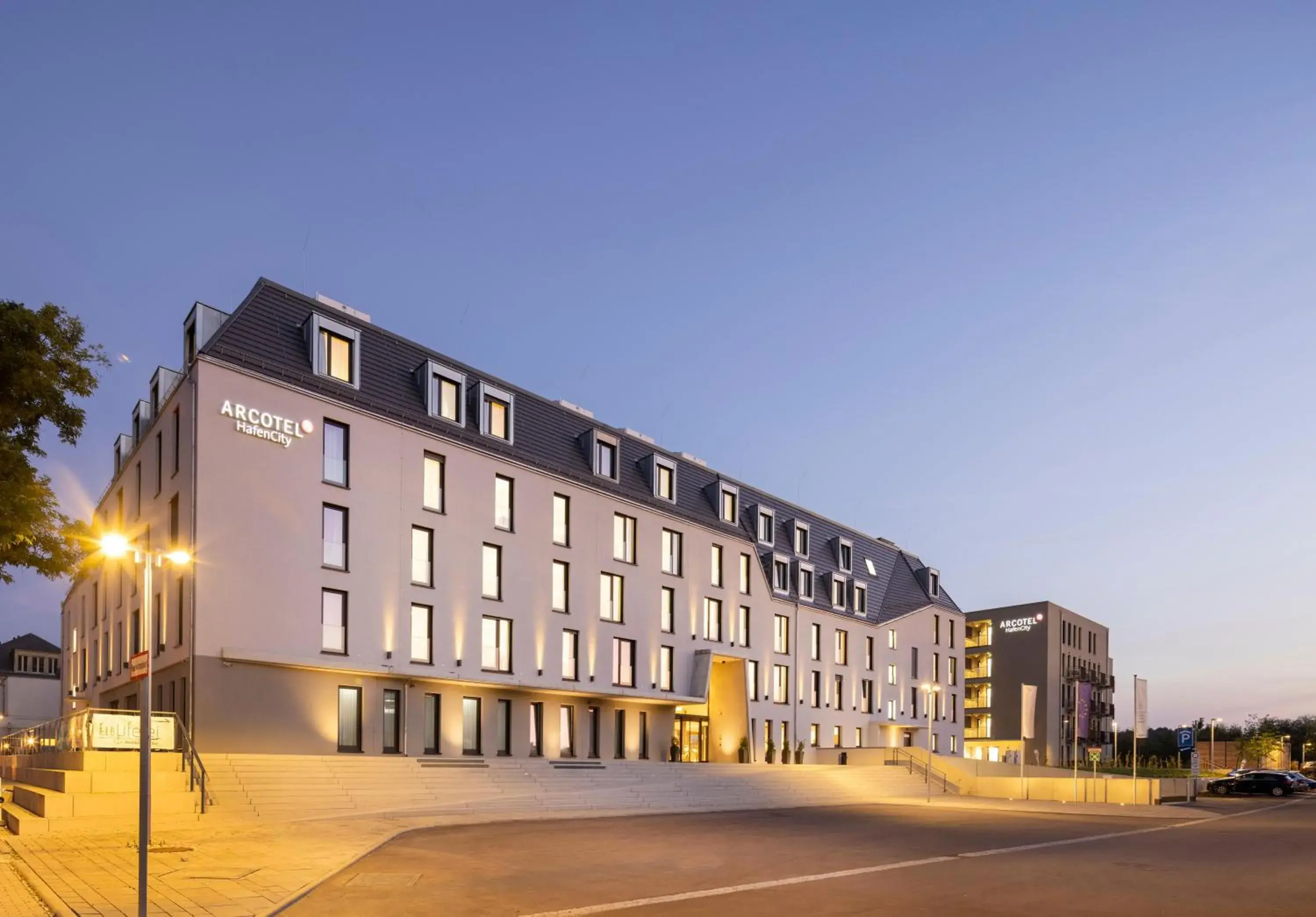 Property building in ARCOTEL HafenCity Dresden Property building in ARCOTEL HafenCity Dresden