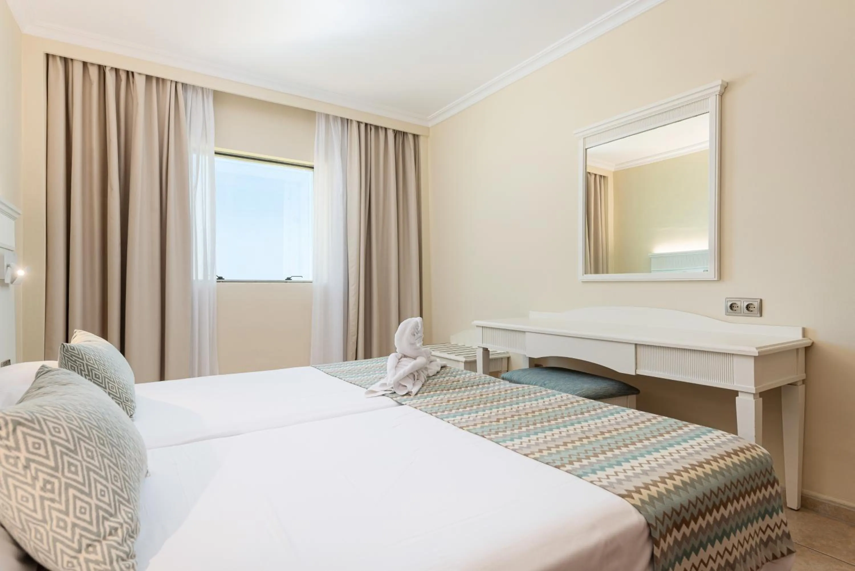 Bed in Can Picafort Palace