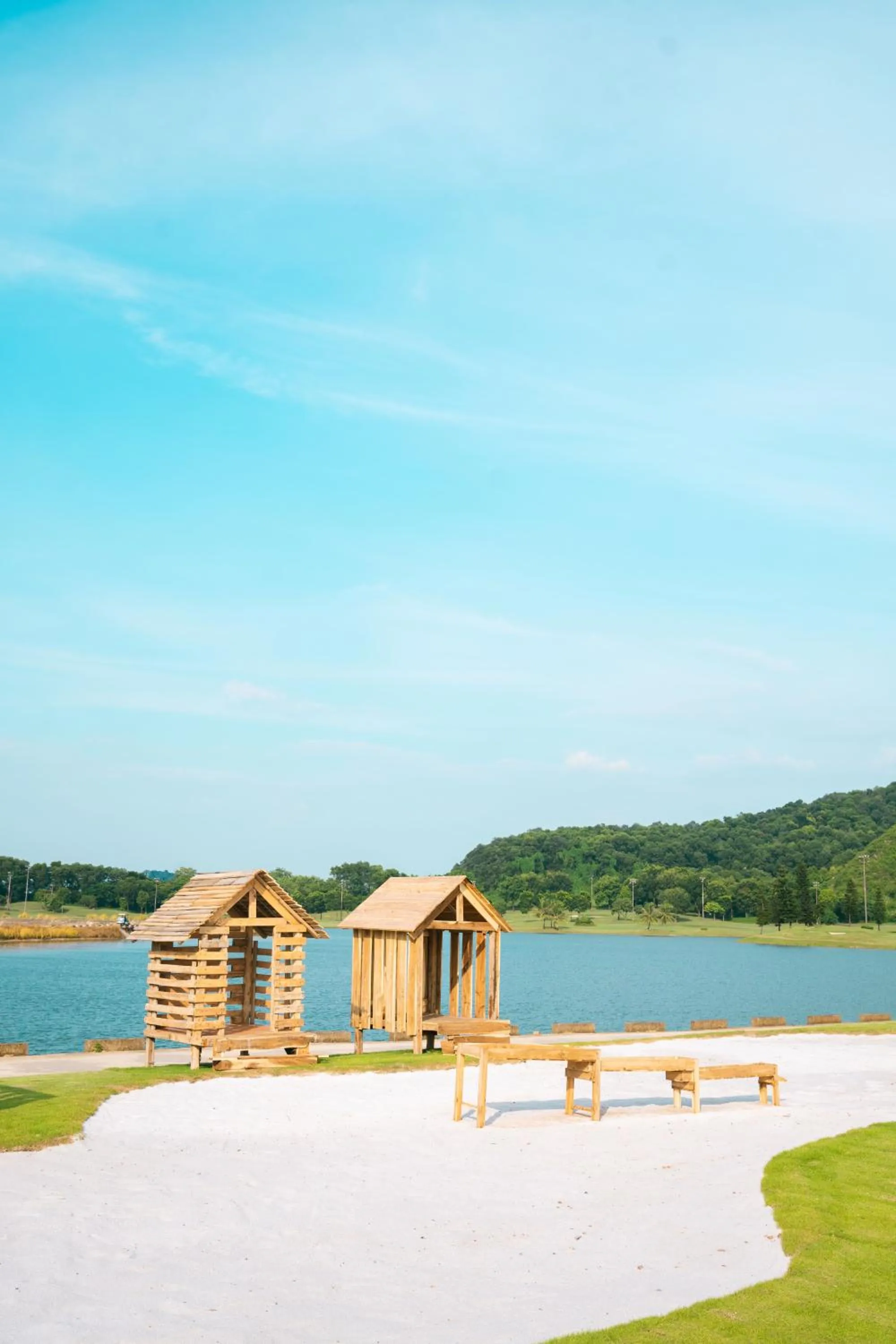 Children play ground in The Five Resort & Golf Hoang Gia Ninh Binh