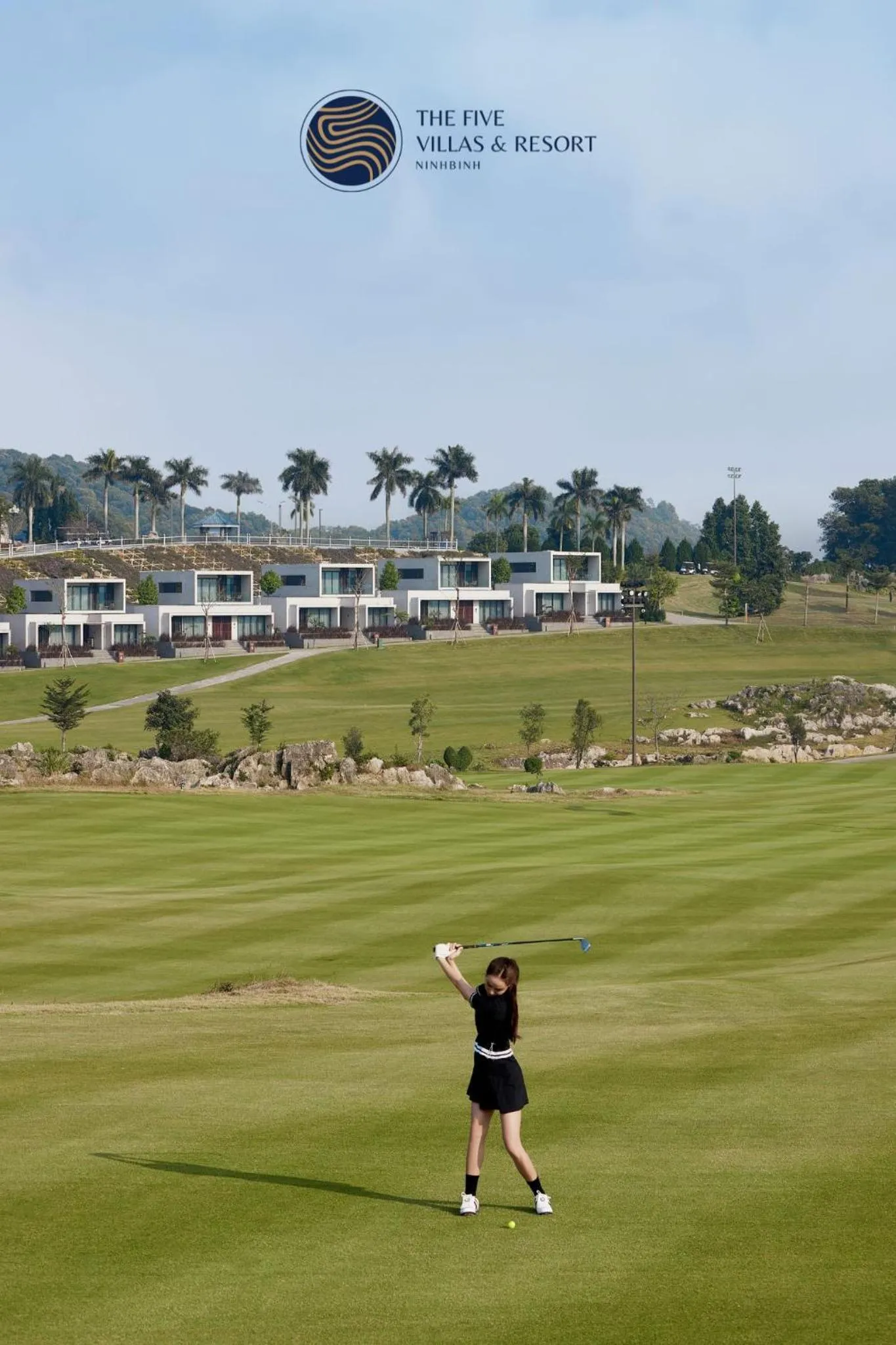 Golfcourse in The Five Resort & Golf Hoang Gia Ninh Binh