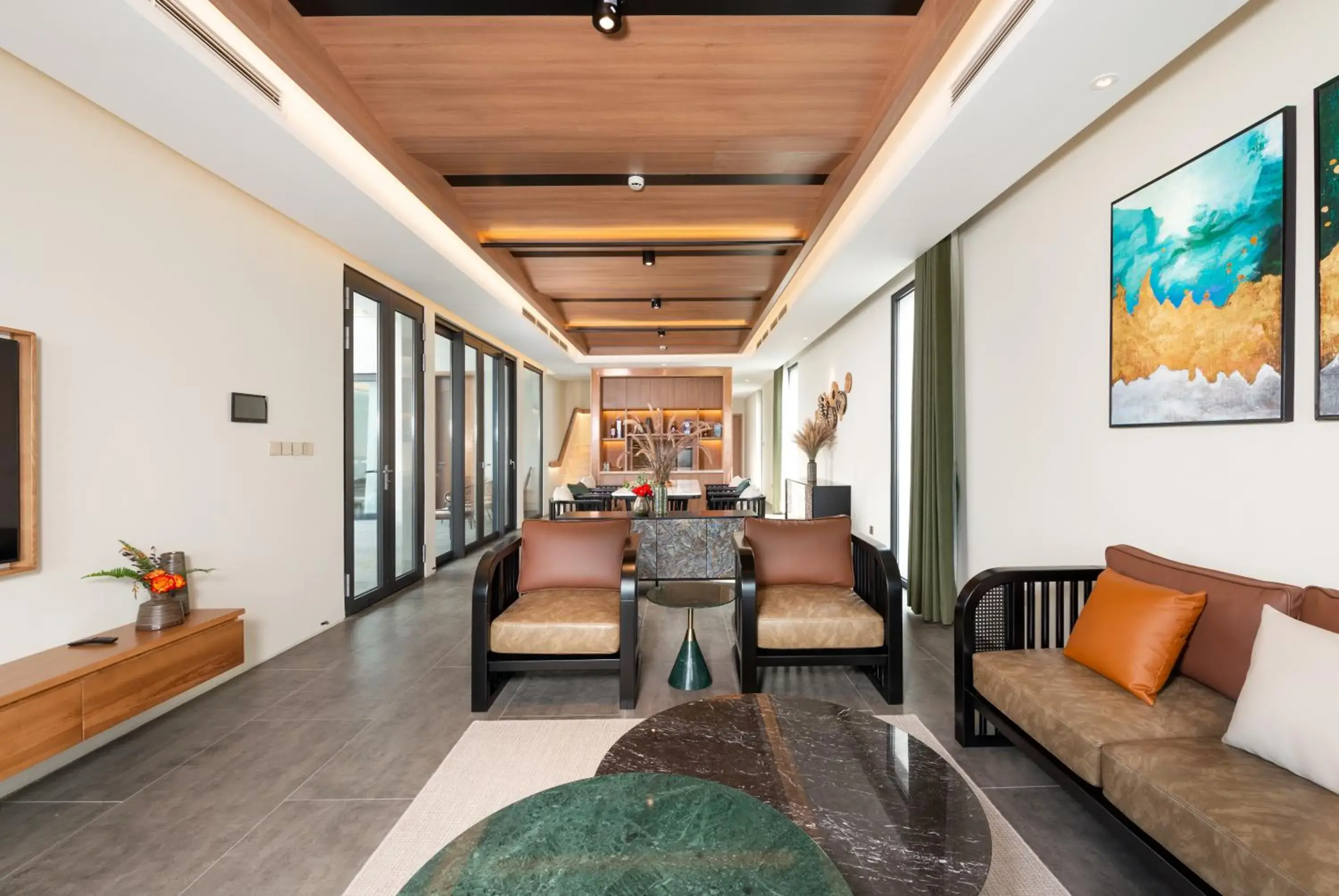 Living room, Bed in The Five Resort & Golf Hoang Gia Ninh Binh Living room, Bed in The Five Resort & Golf Hoang Gia Ninh Binh