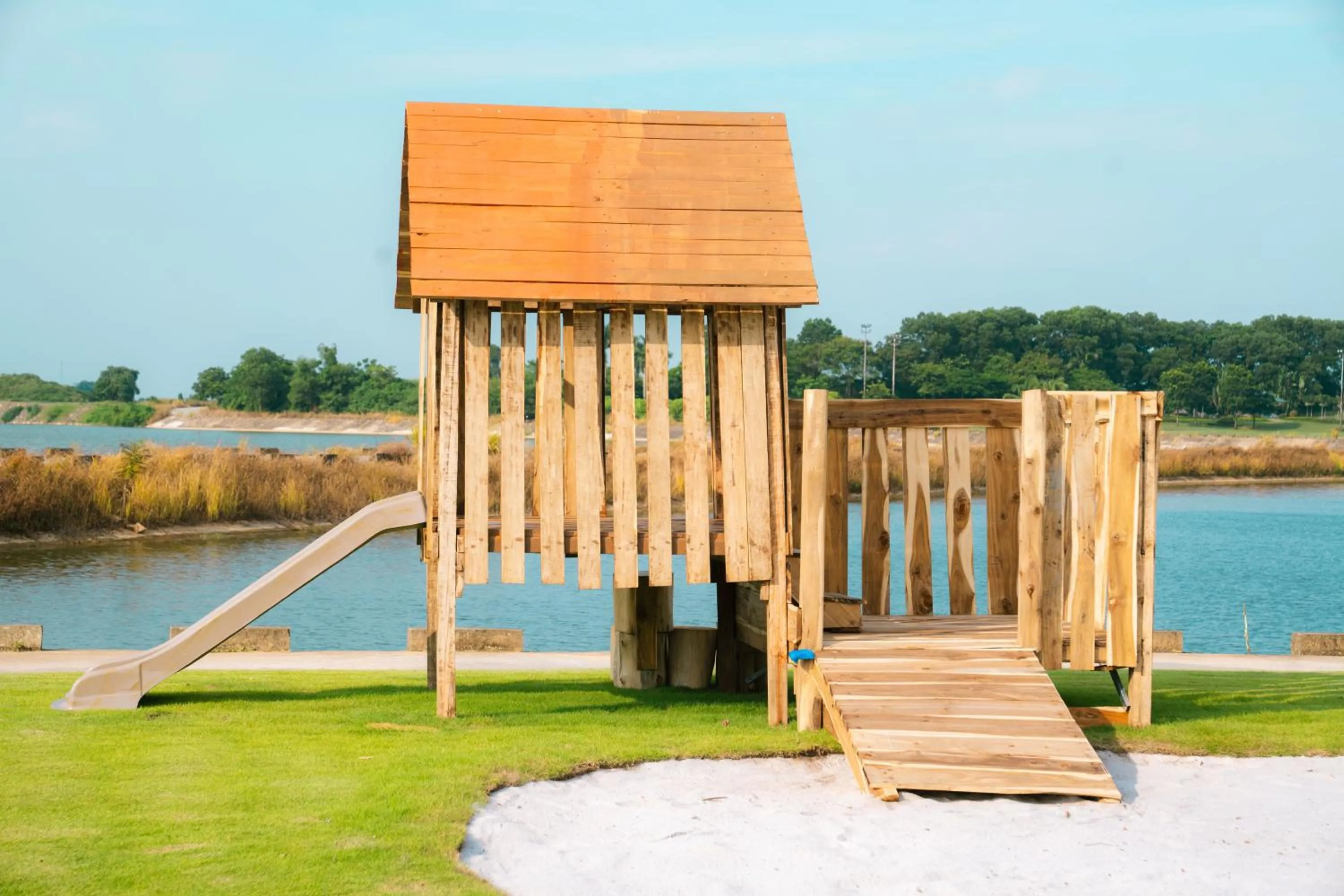 Children play ground in The Five Resort & Golf Hoang Gia Ninh Binh