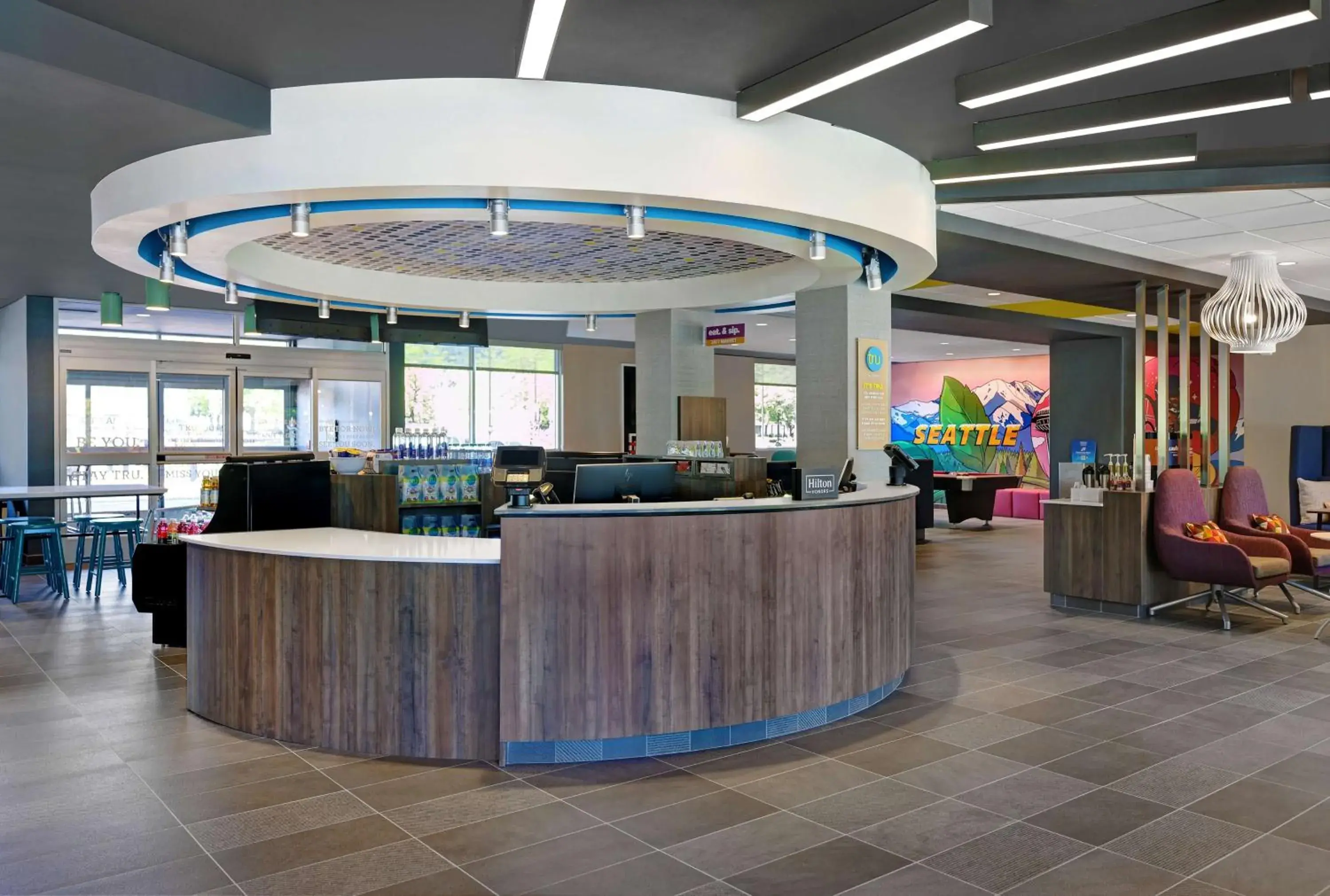 Lobby or reception in Tru By Hilton Tukwila Seattle Airport, Wa Lobby or reception in Tru By Hilton Tukwila Seattle Airport, Wa