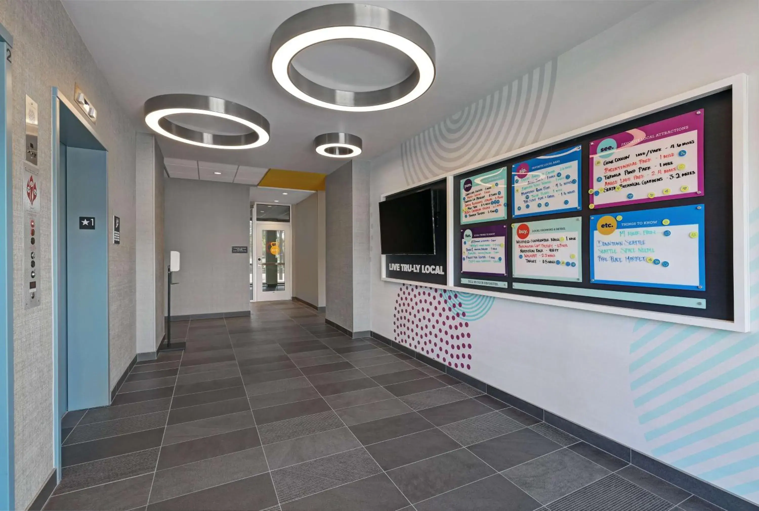 Lobby or reception in Tru By Hilton Tukwila Seattle Airport, Wa Lobby or reception in Tru By Hilton Tukwila Seattle Airport, Wa