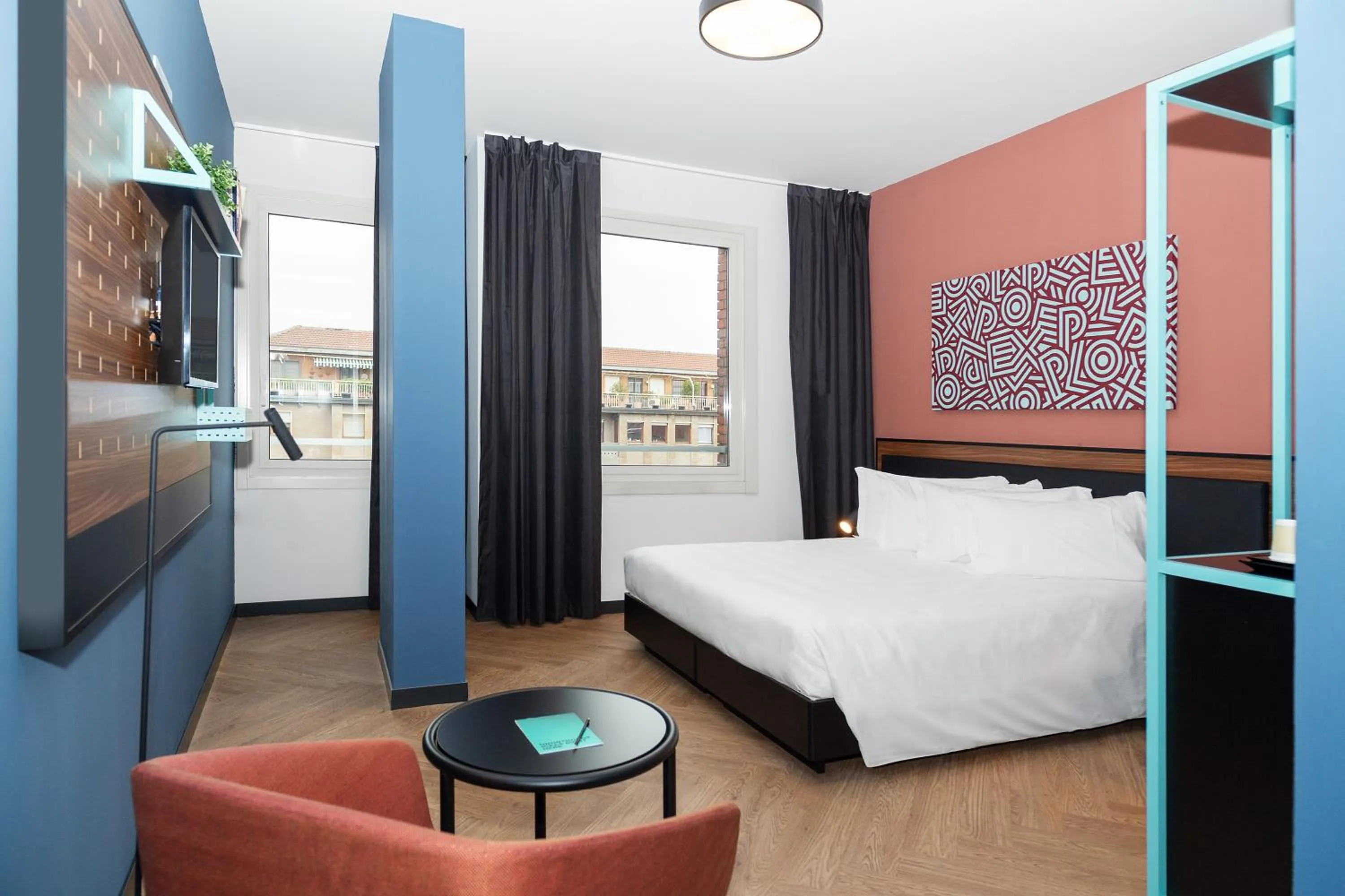Bedroom, Bed in CX Turin Vanchiglia