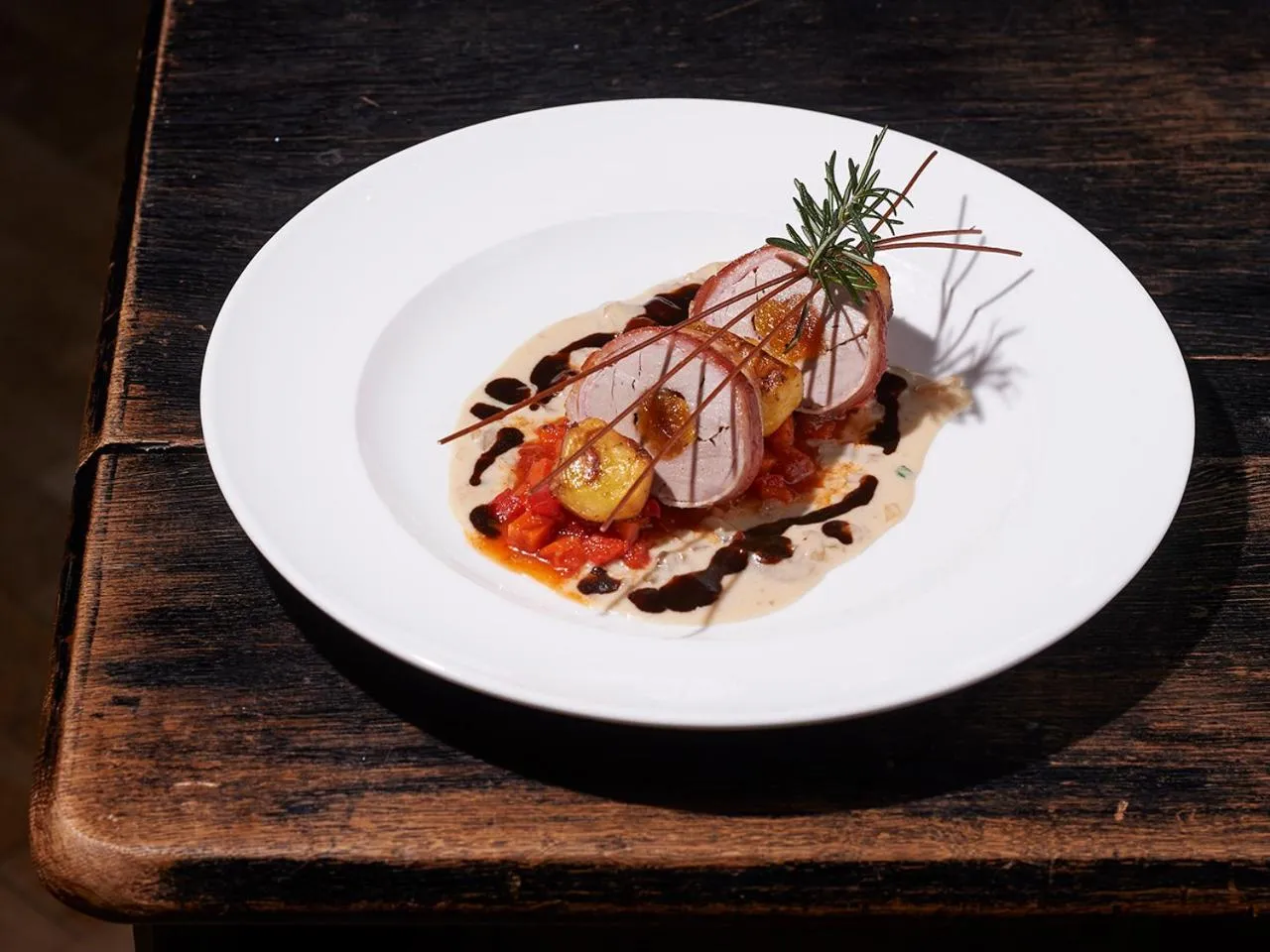 Restaurant/places to eat in Hotel zum Ritter