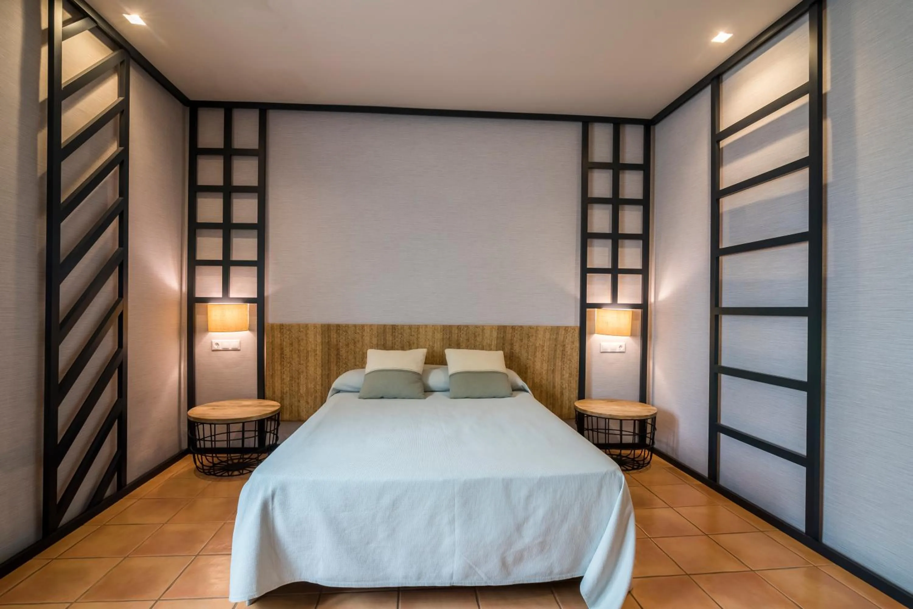 Bed in Hotel El Coto De Quevedo