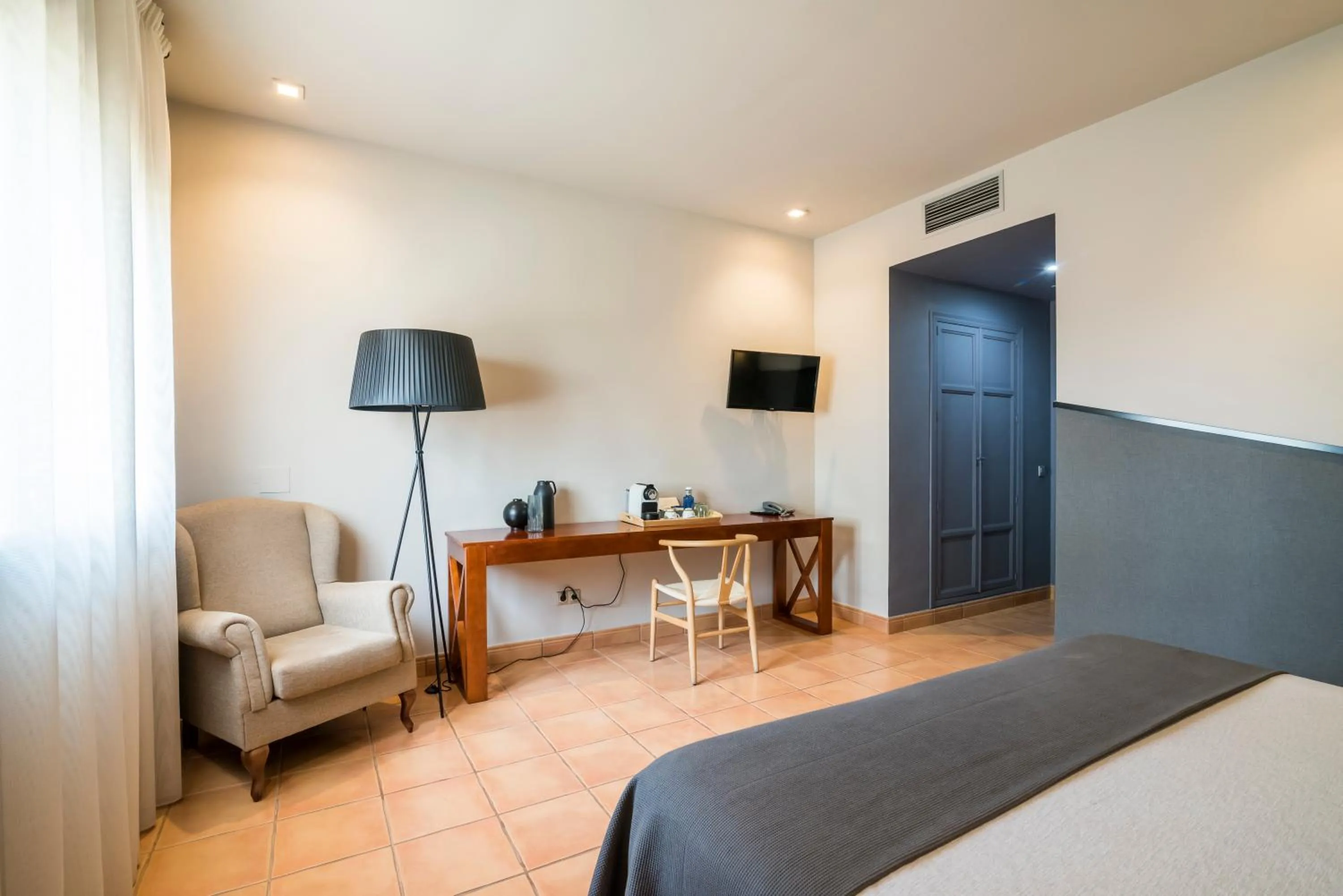 Bed in Hotel El Coto De Quevedo