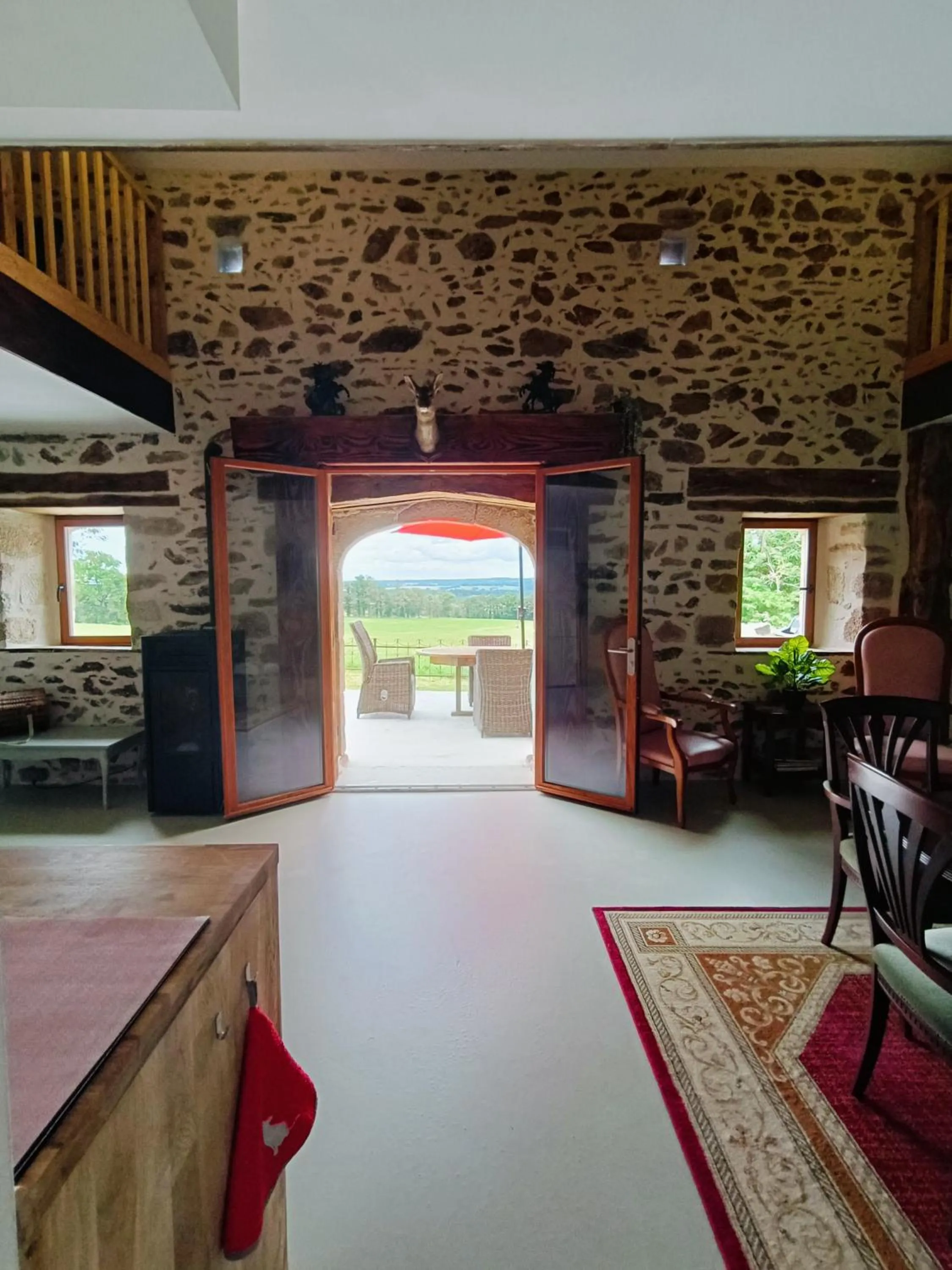 Living room in A L'Ombre Du Marronnier GITES