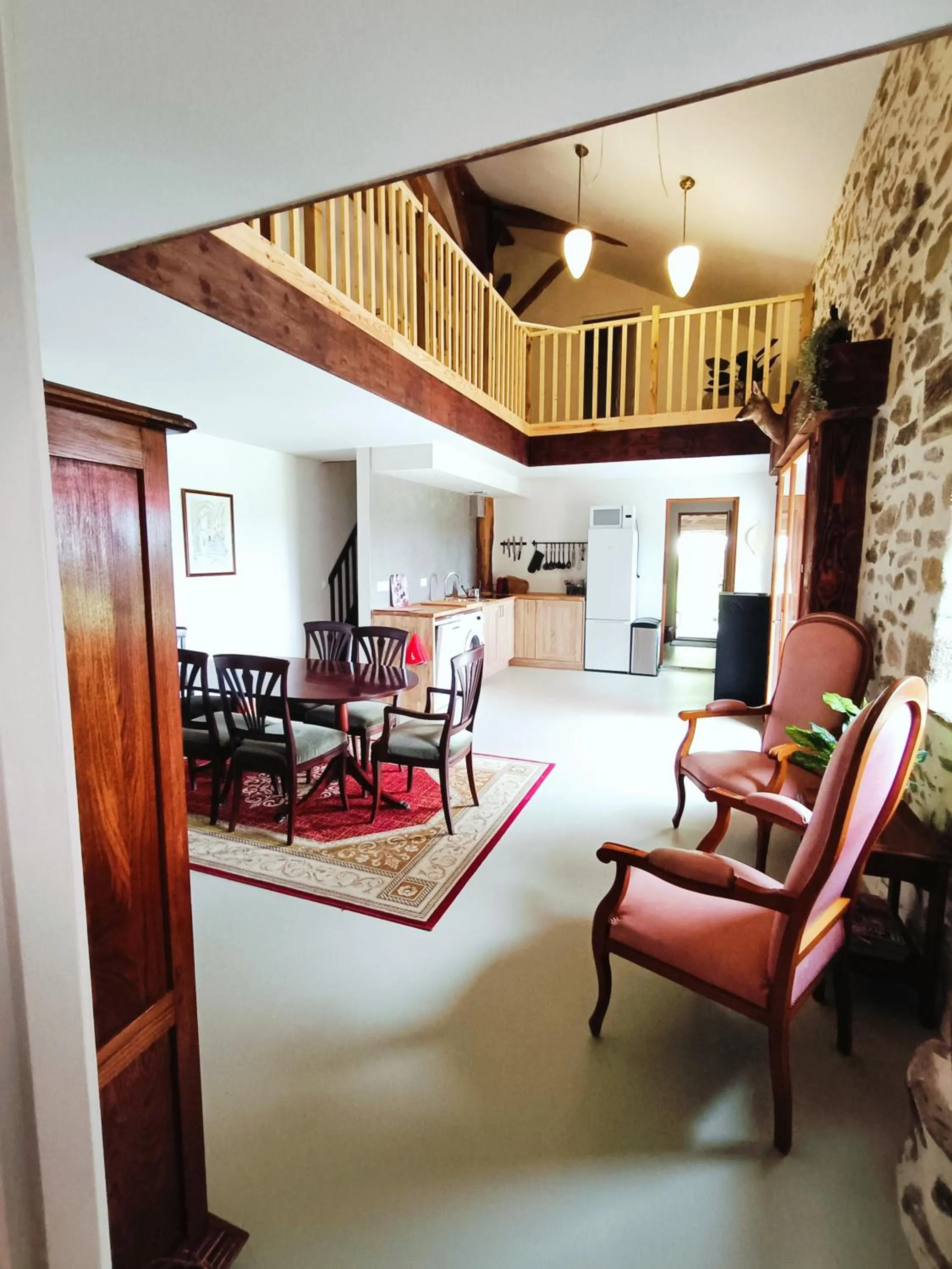 Living room in A L'Ombre Du Marronnier GITES