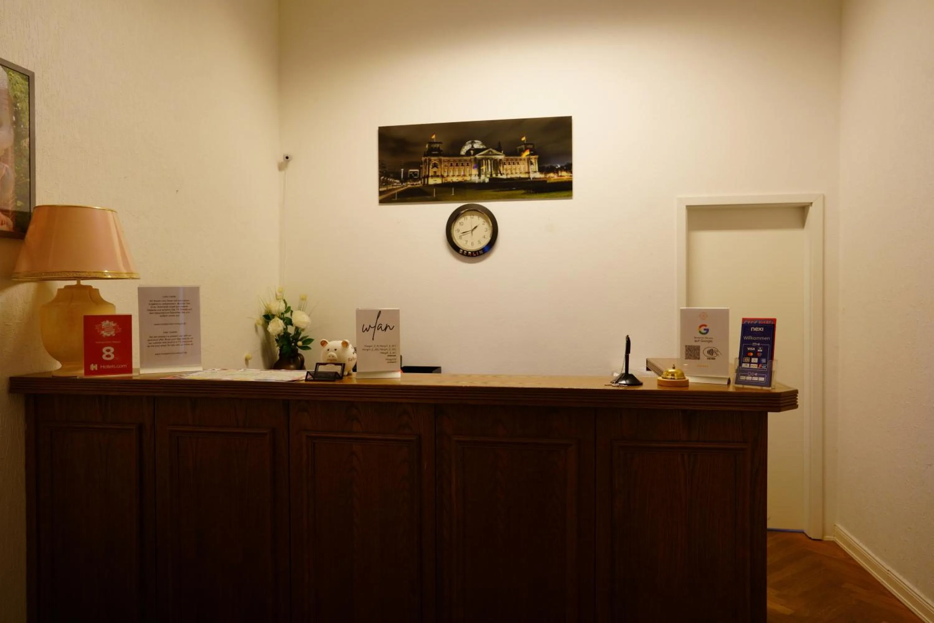 Lobby or reception in Hotel Margrit