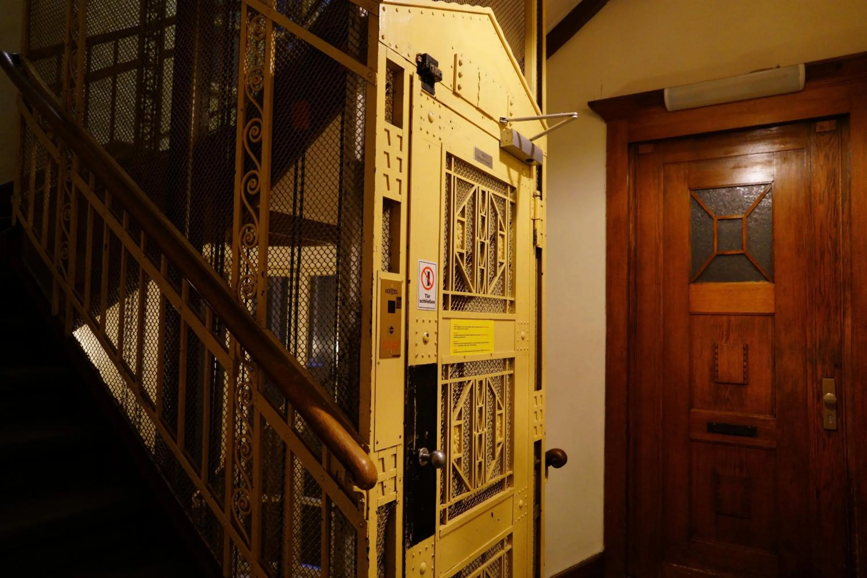 elevator in Hotel Margrit
