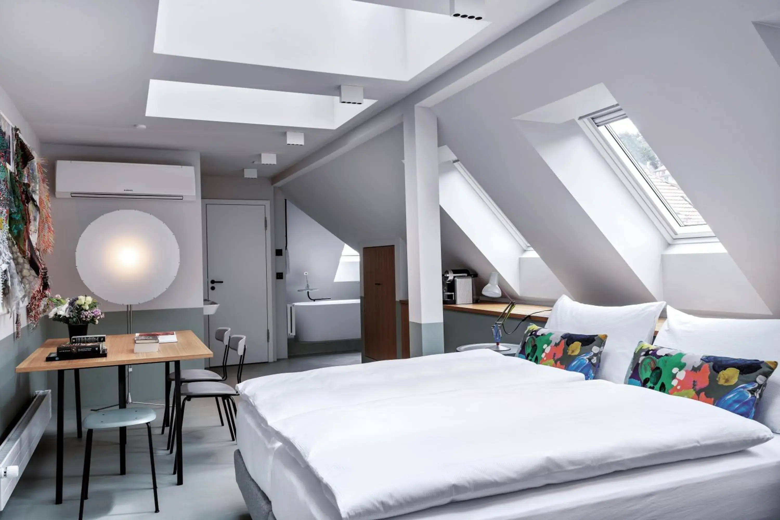 Photo of the whole room, Bed in Sorell Boutique-Hotel City Weissenstein St Gallen Photo of the whole room, Bed in Sorell Boutique-Hotel City Weissenstein St Gallen