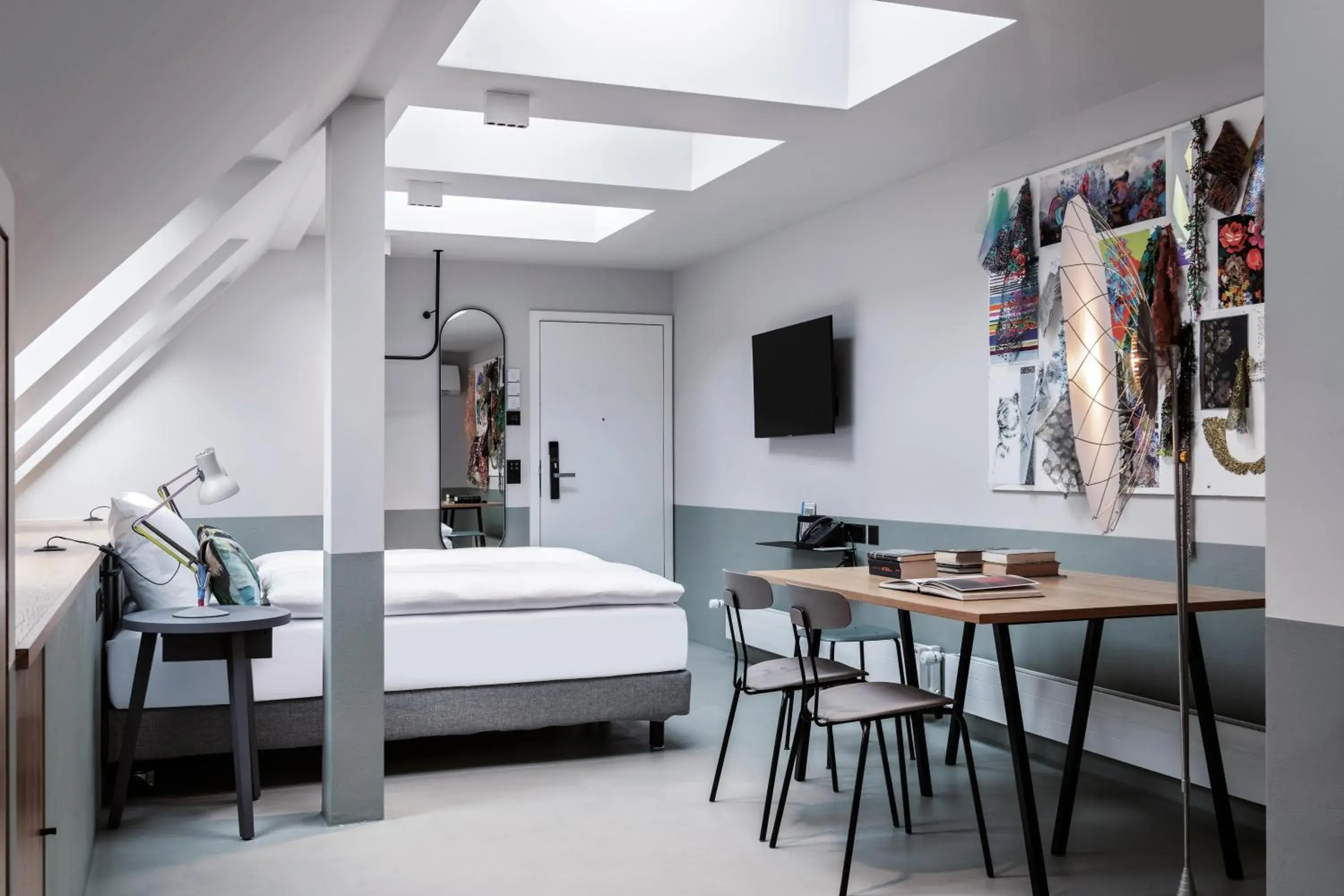 Photo of the whole room, Bed in Sorell Boutique-Hotel City Weissenstein St Gallen Photo of the whole room, Bed in Sorell Boutique-Hotel City Weissenstein St Gallen