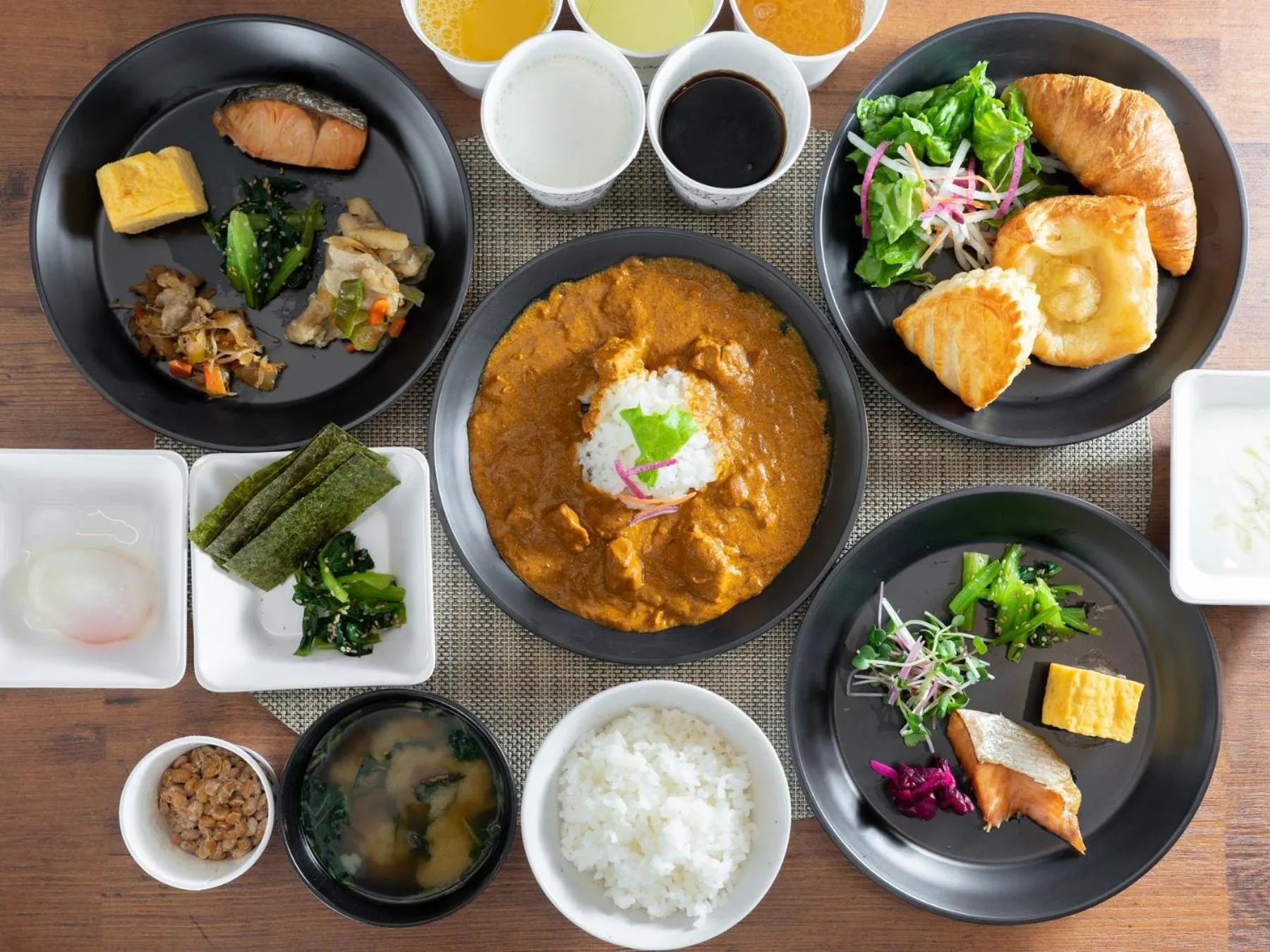 Breakfast in Super Hotel Kanku Kumatoriekimae