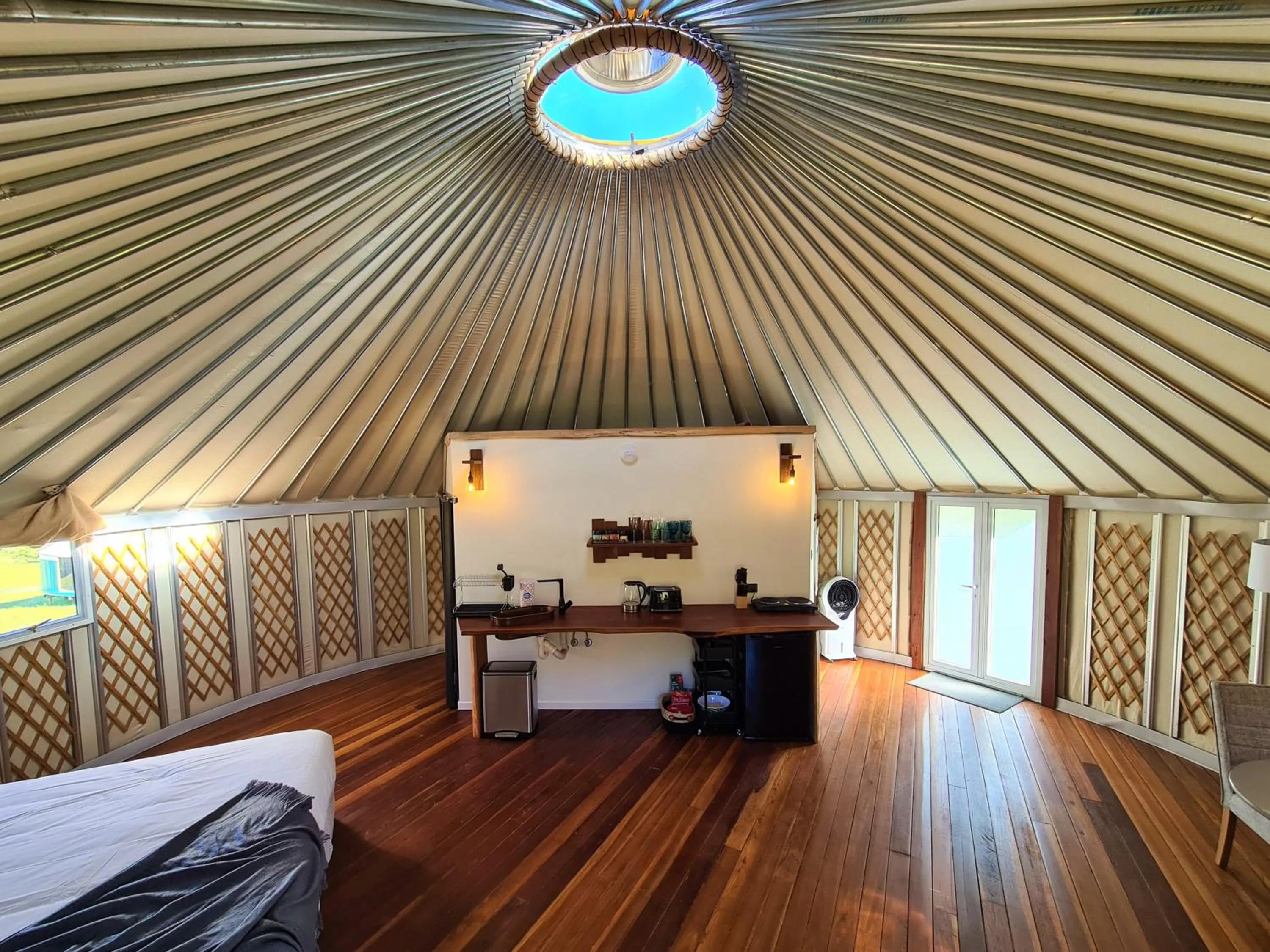 Bed in Noosa Eco Retreat