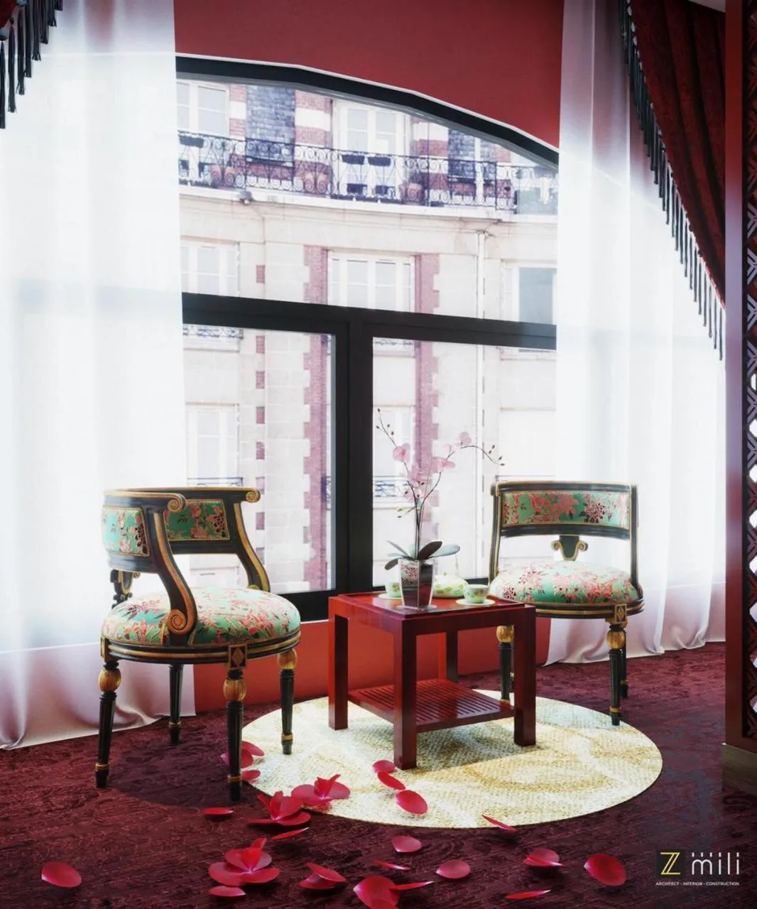 Seating area in Zen Hotel Hạ Long