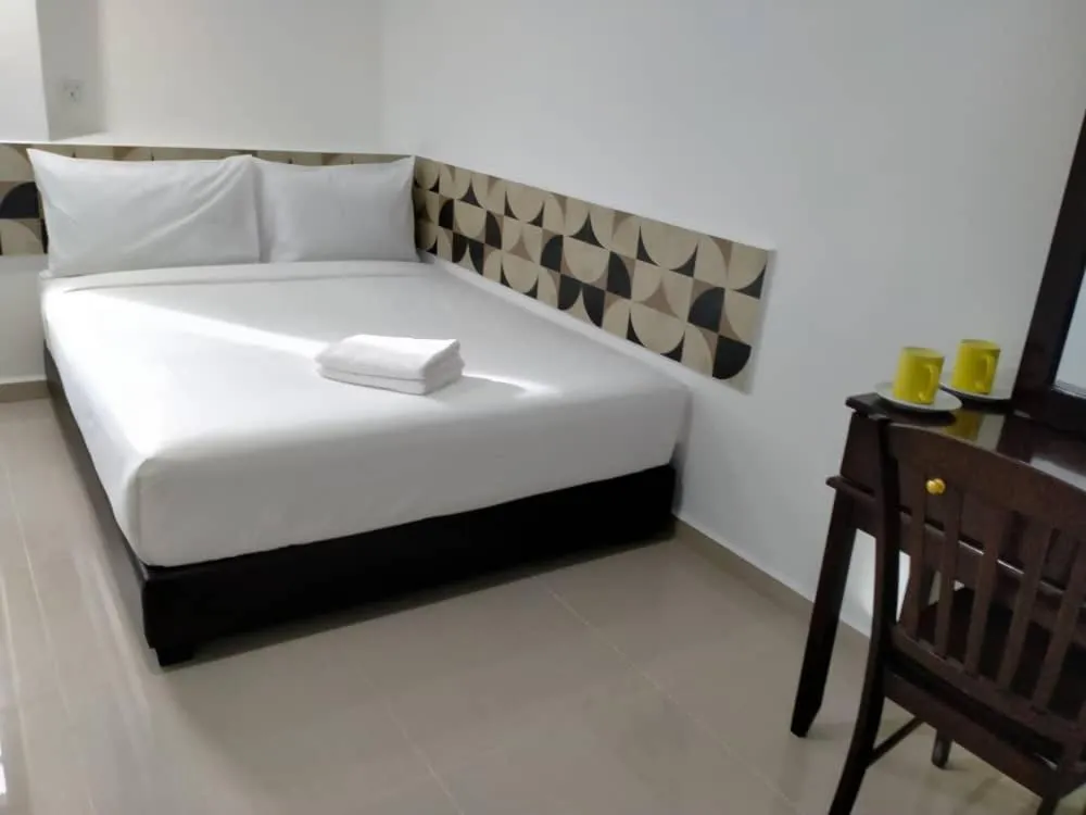 Bed in Grand Bagan Hotel