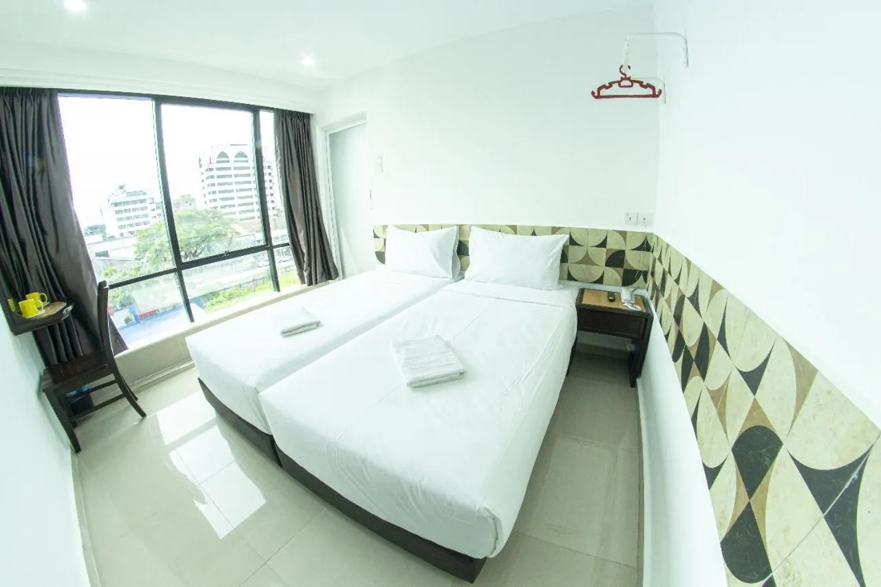 Bed in Grand Bagan Hotel