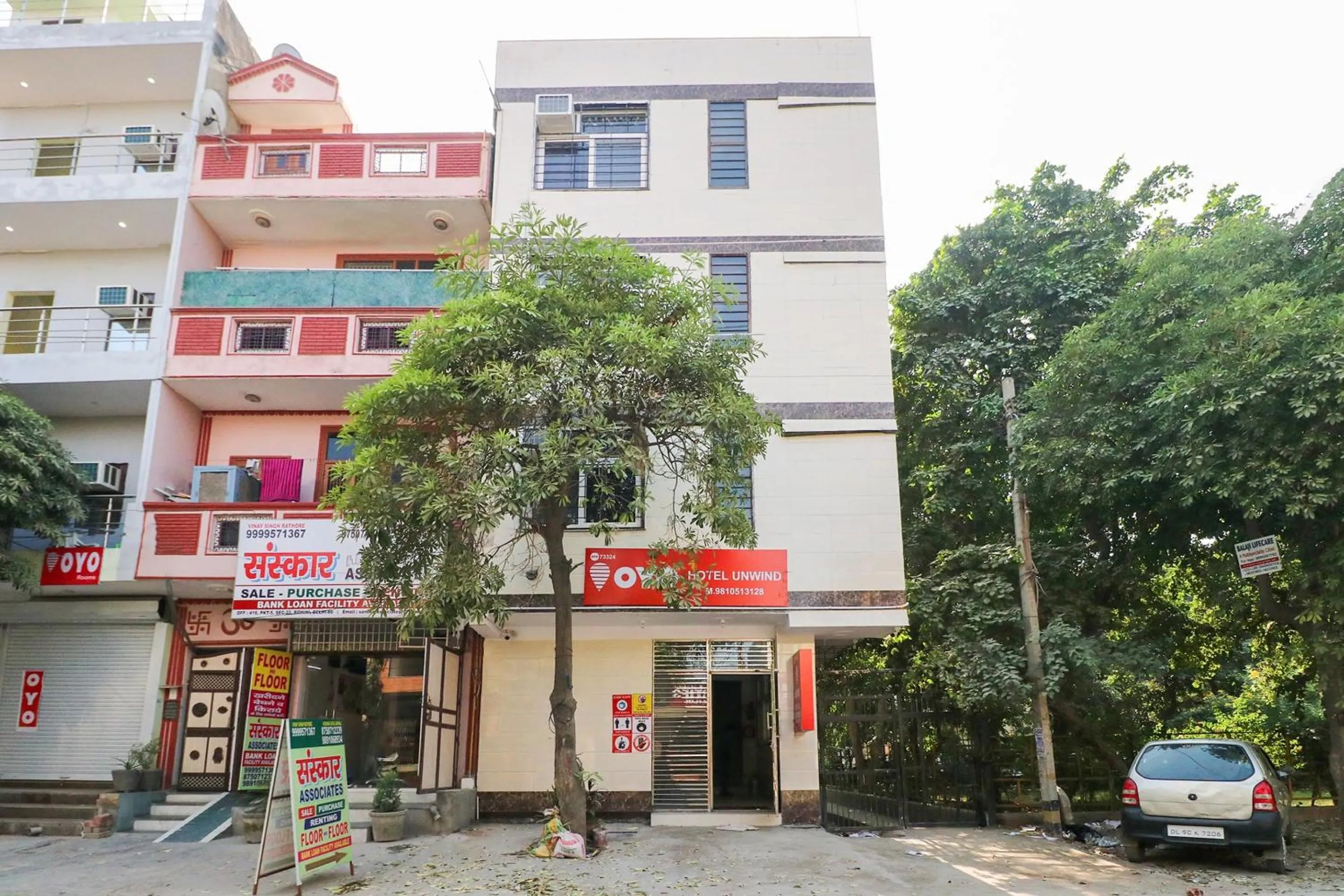 Facade/entrance in Hotel O Unwind