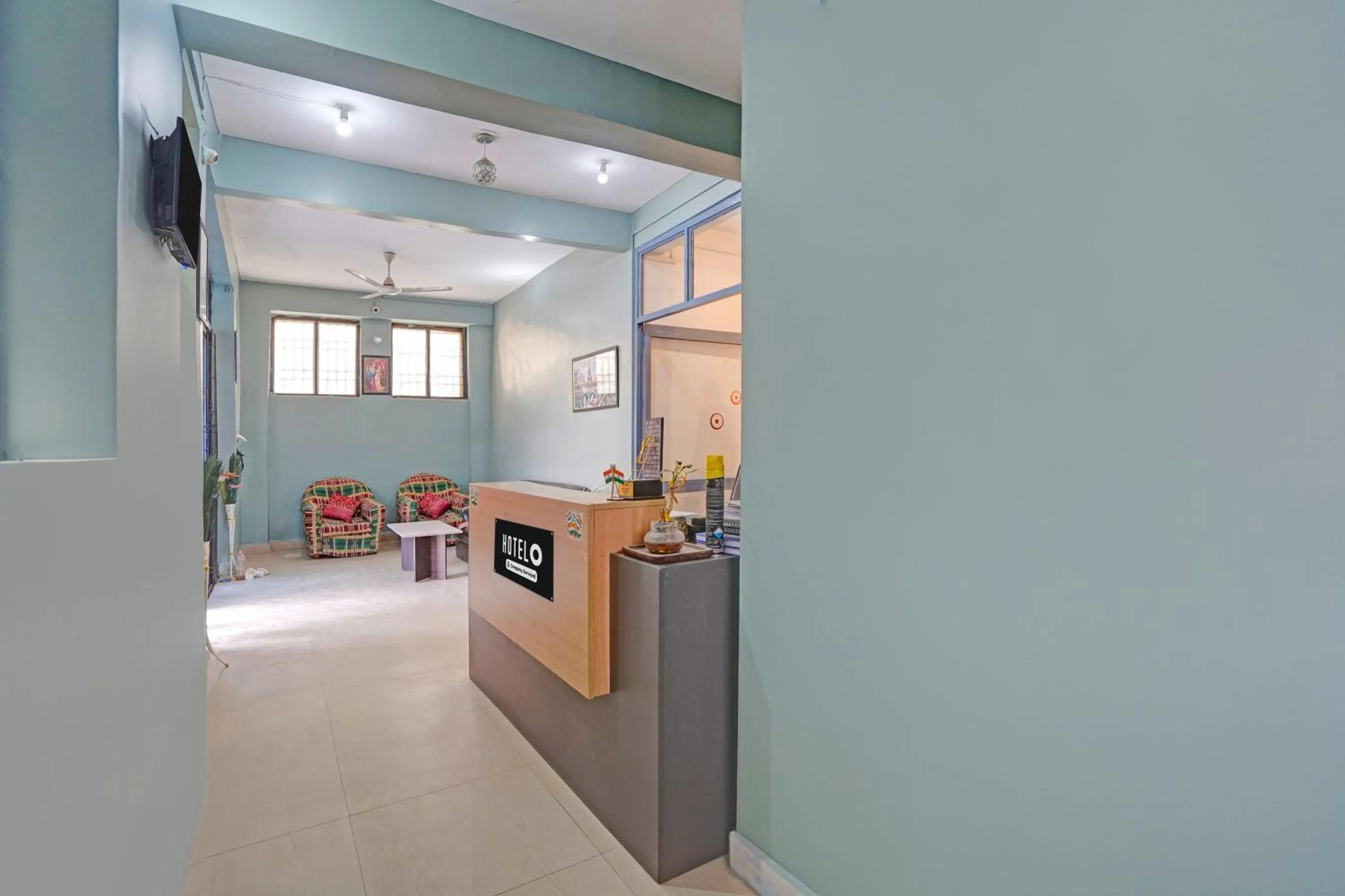 Lobby or reception in Super Hotel O AG Colony Park Patna Formerly Capital Pearl