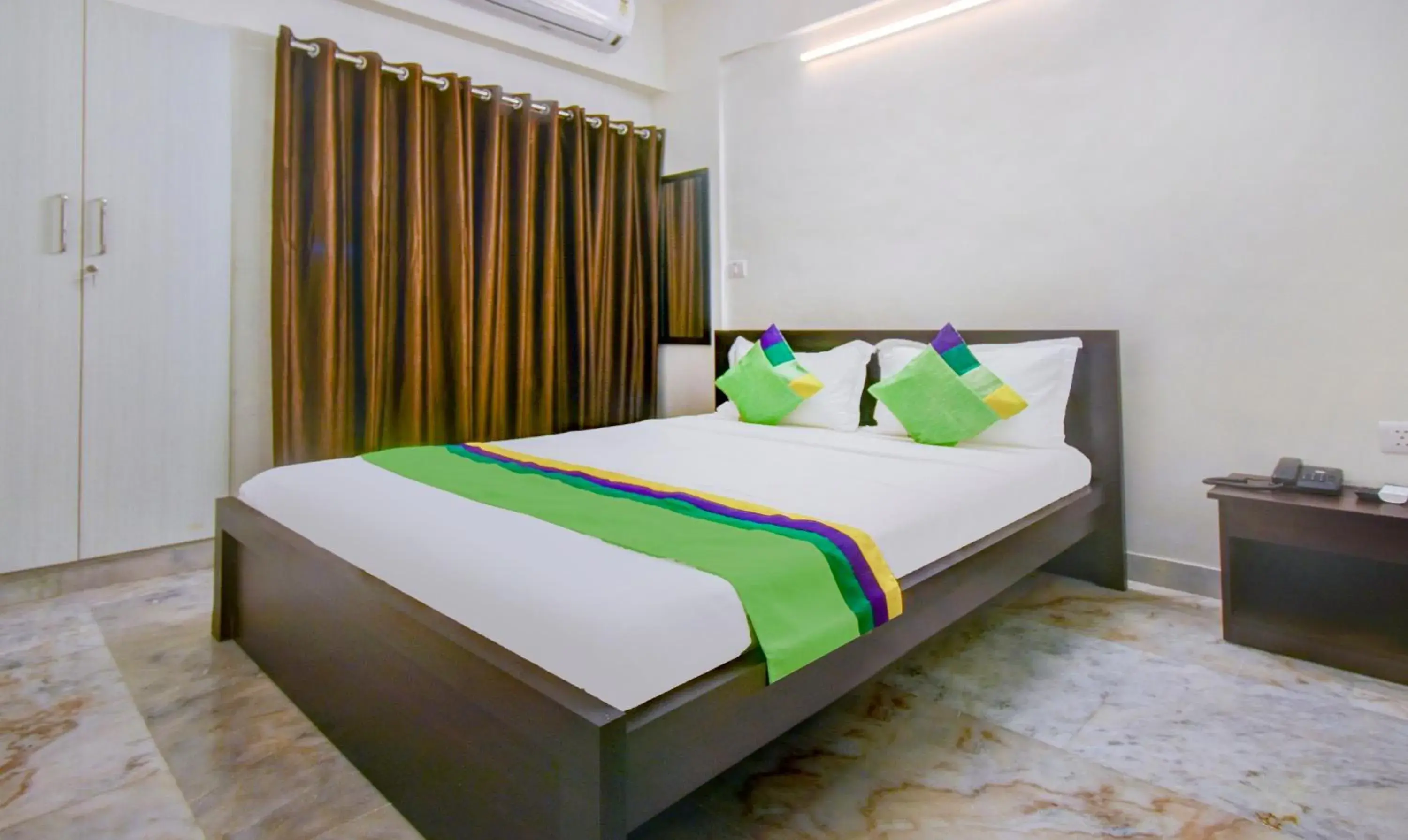 Bedroom, Bed in Treebo Eco Stay Nandanam Bedroom, Bed in Treebo Eco Stay Nandanam