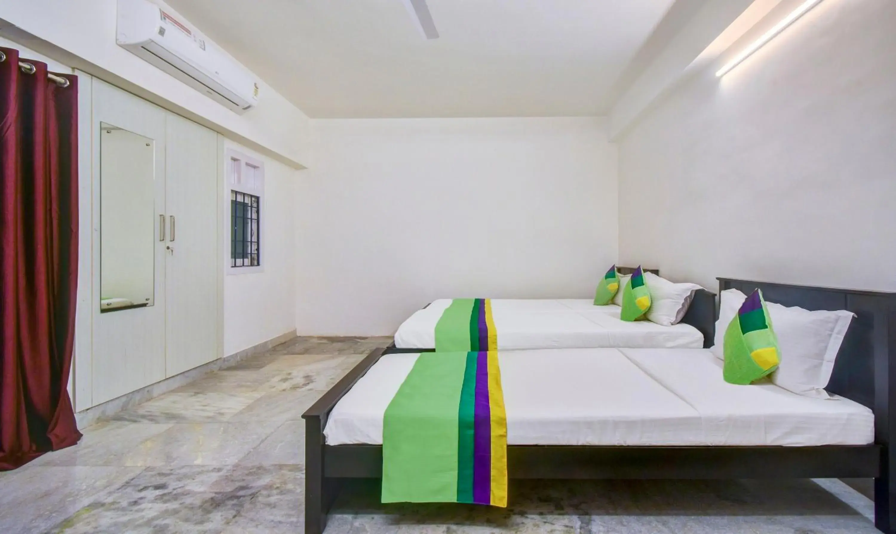 Bedroom, Bed in Treebo Eco Stay Nandanam Bedroom, Bed in Treebo Eco Stay Nandanam