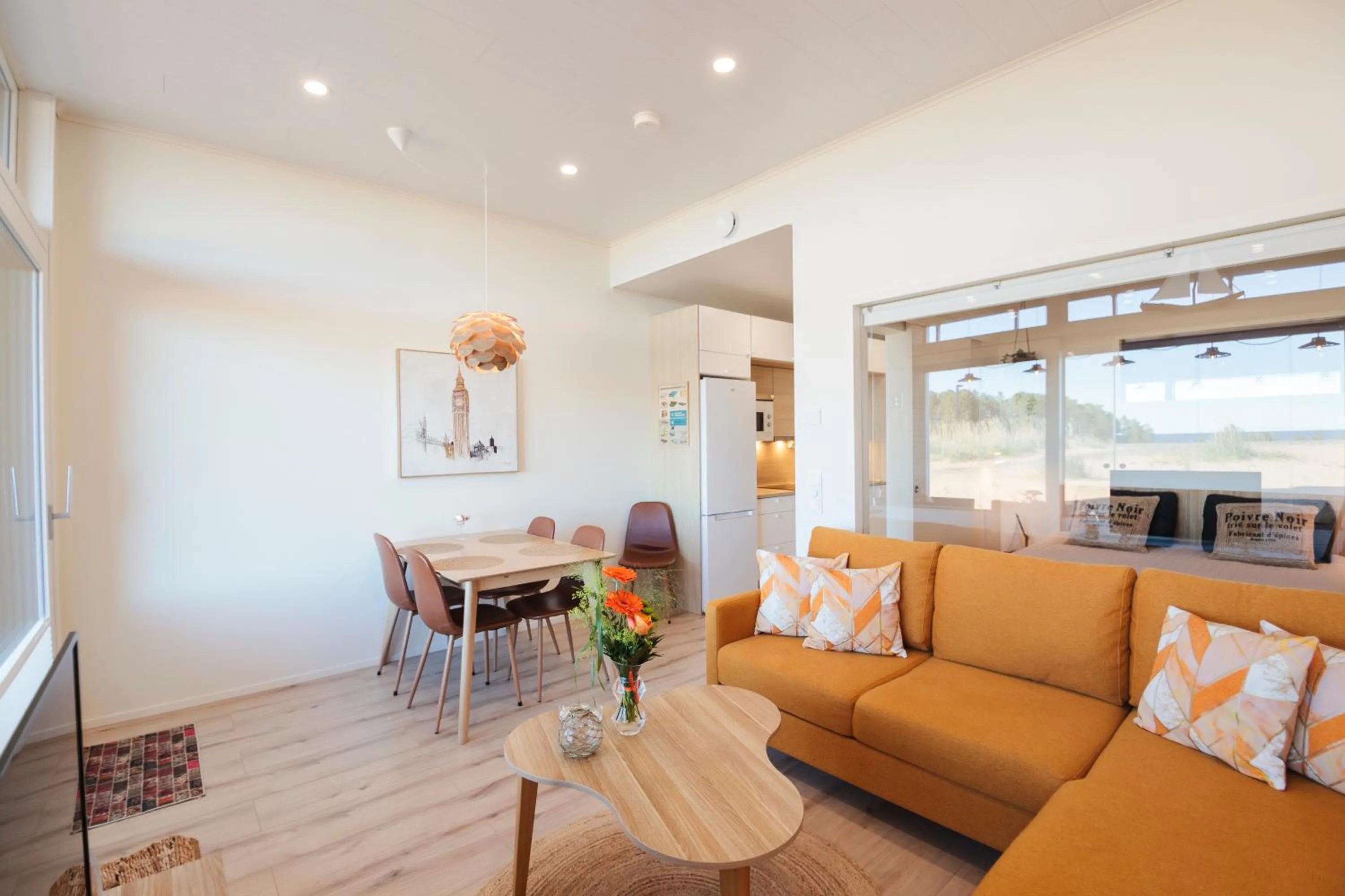 Apartment Aurinkoranta D5 saunallinen kaksio merinäkymällä Kalajoki