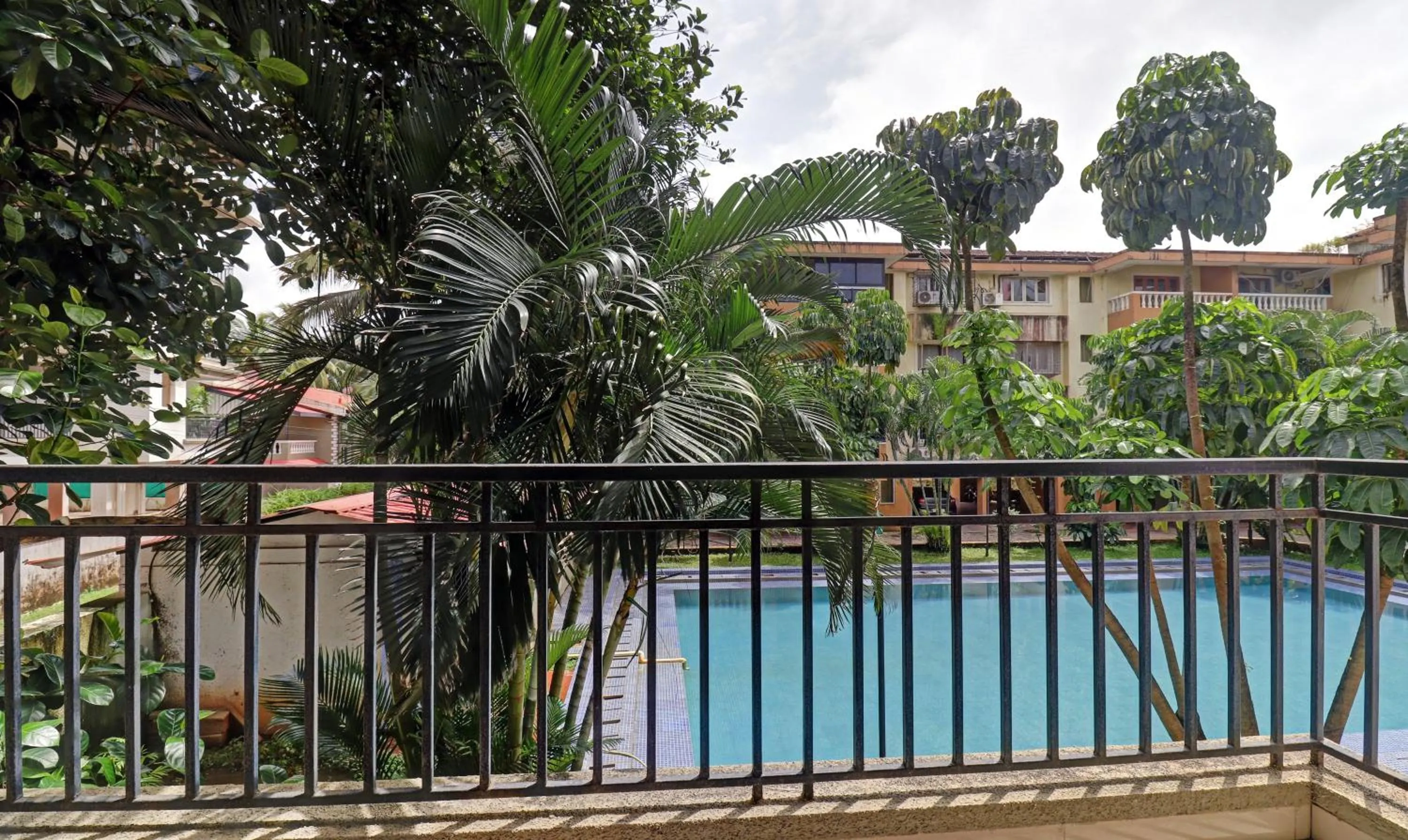 Balcony/Terrace in Treebo Aquamarine Arpora With Pool