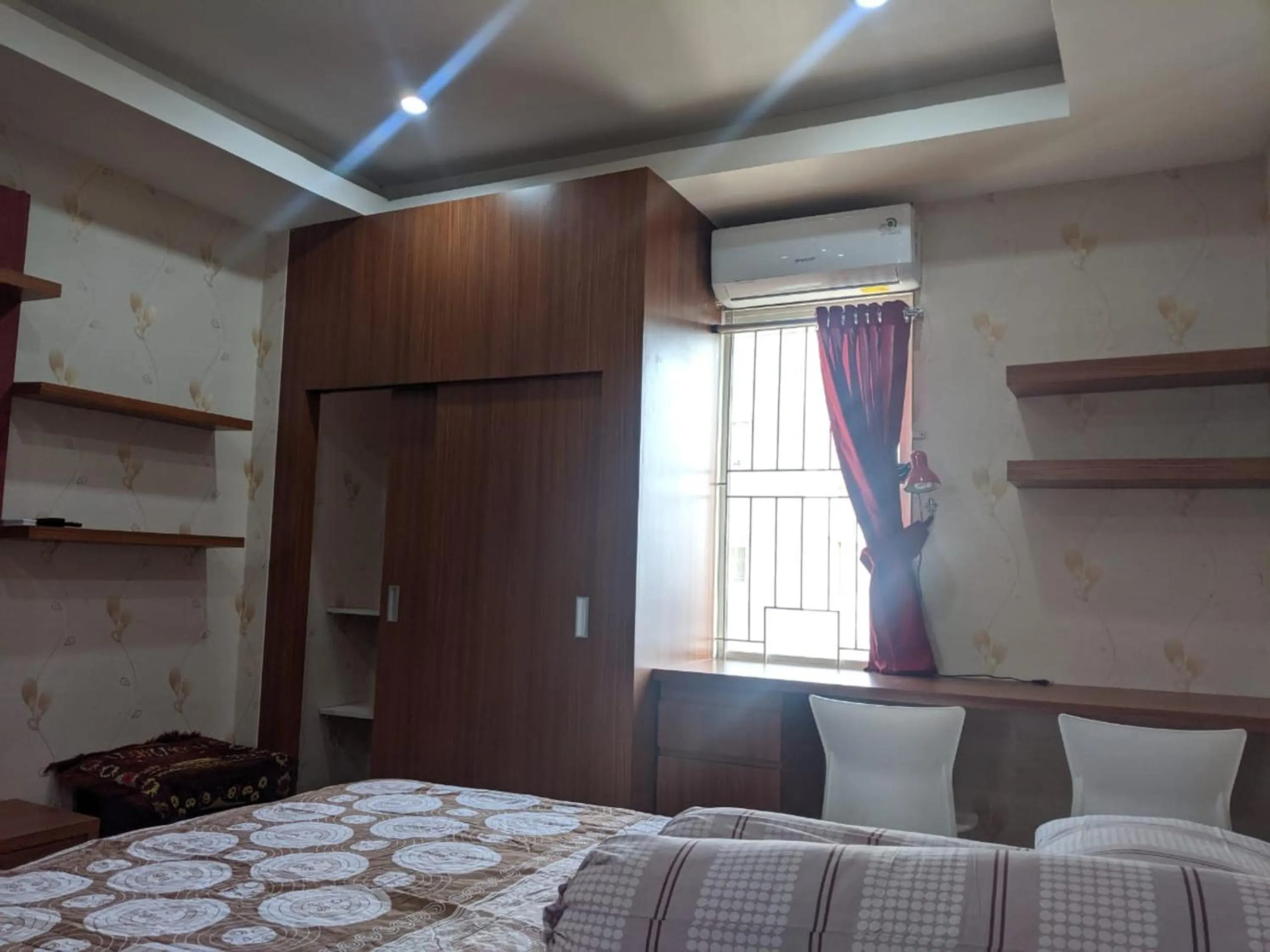 Bedroom in Pinewood Apartment by Vial