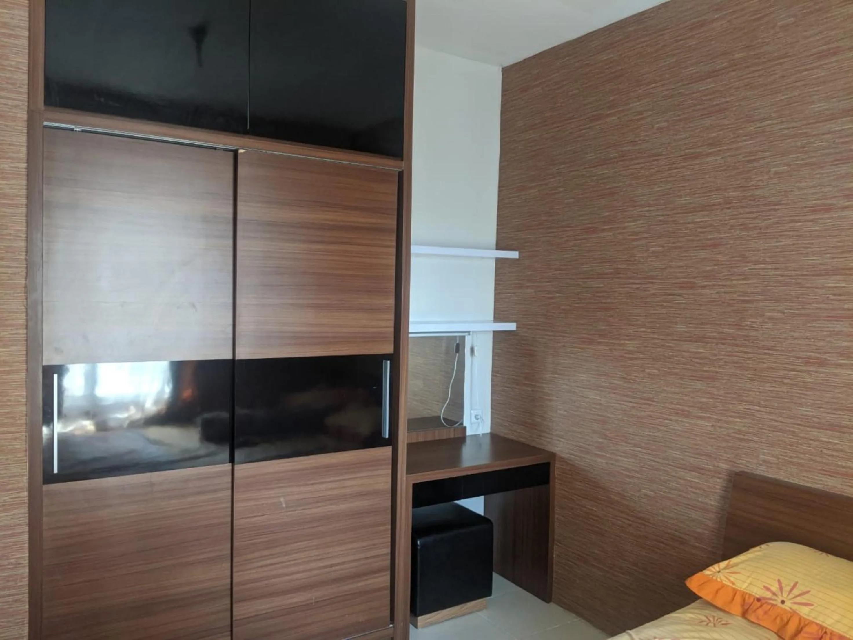 Bedroom in Pinewood Apartment by Vial