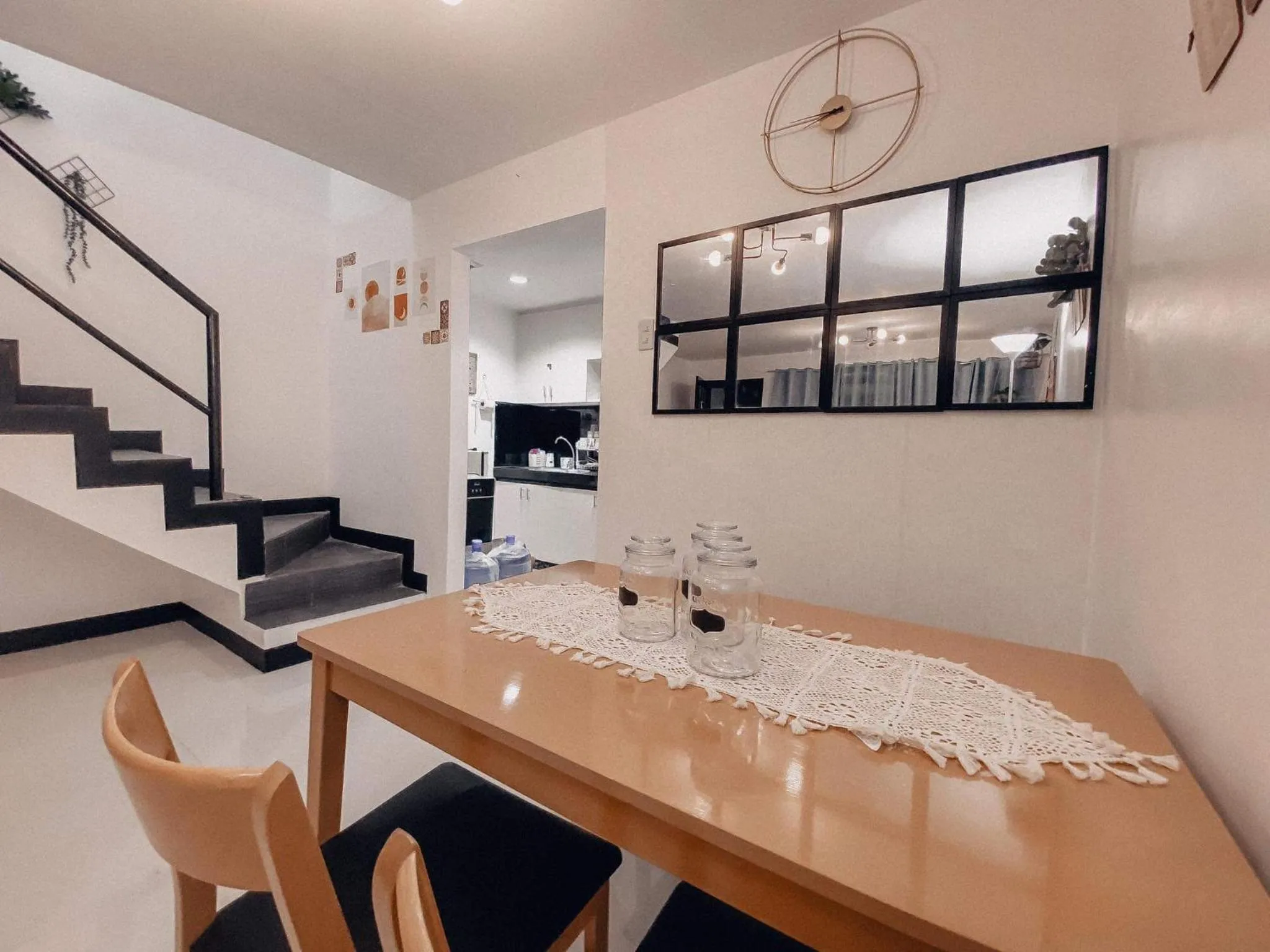 Seating area in Cozy Themed 2BR TownHouse - near Clark Airport - TRP1