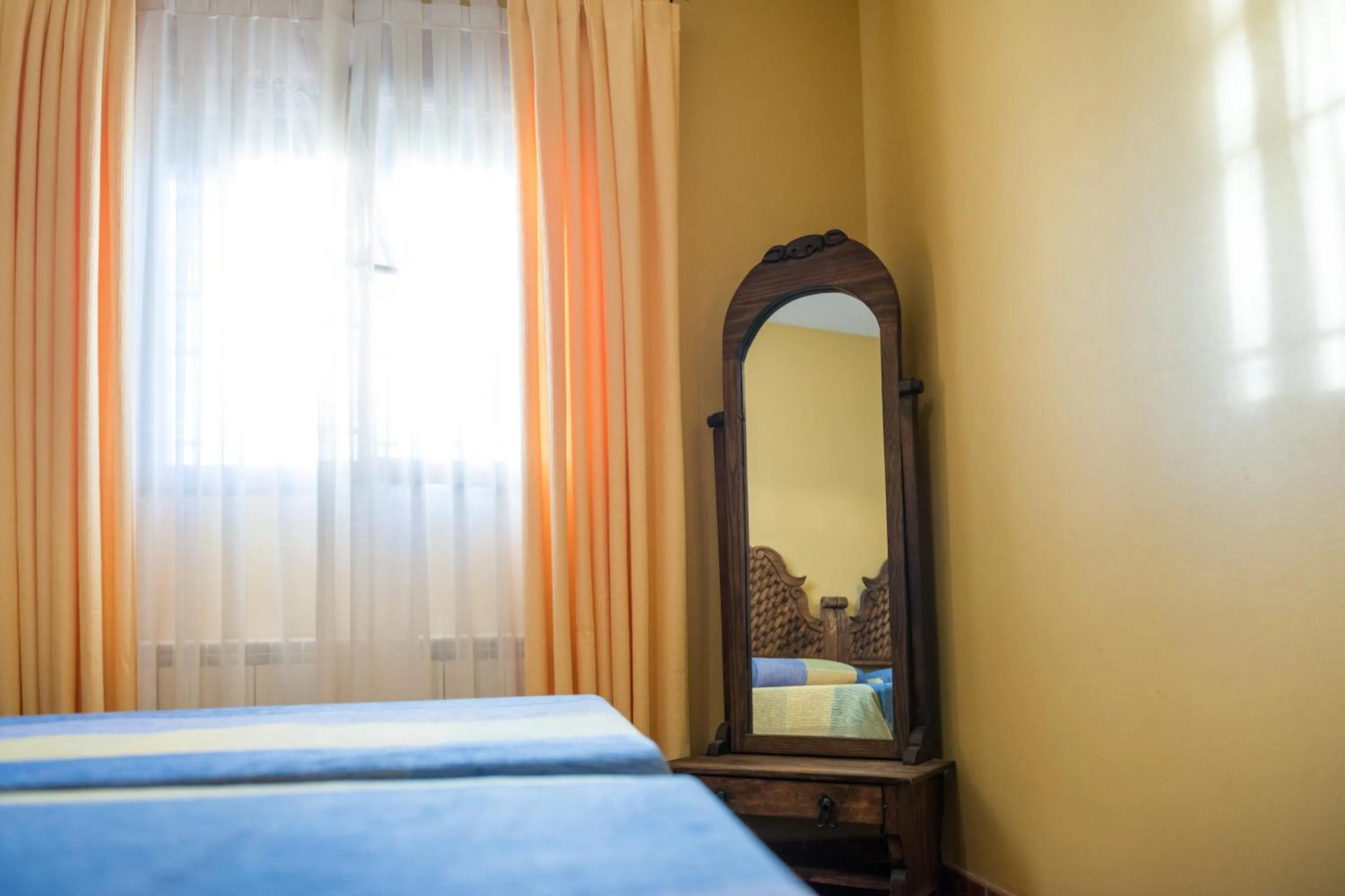 Decorative detail, Bed in Hostal Restaurante Rijujama